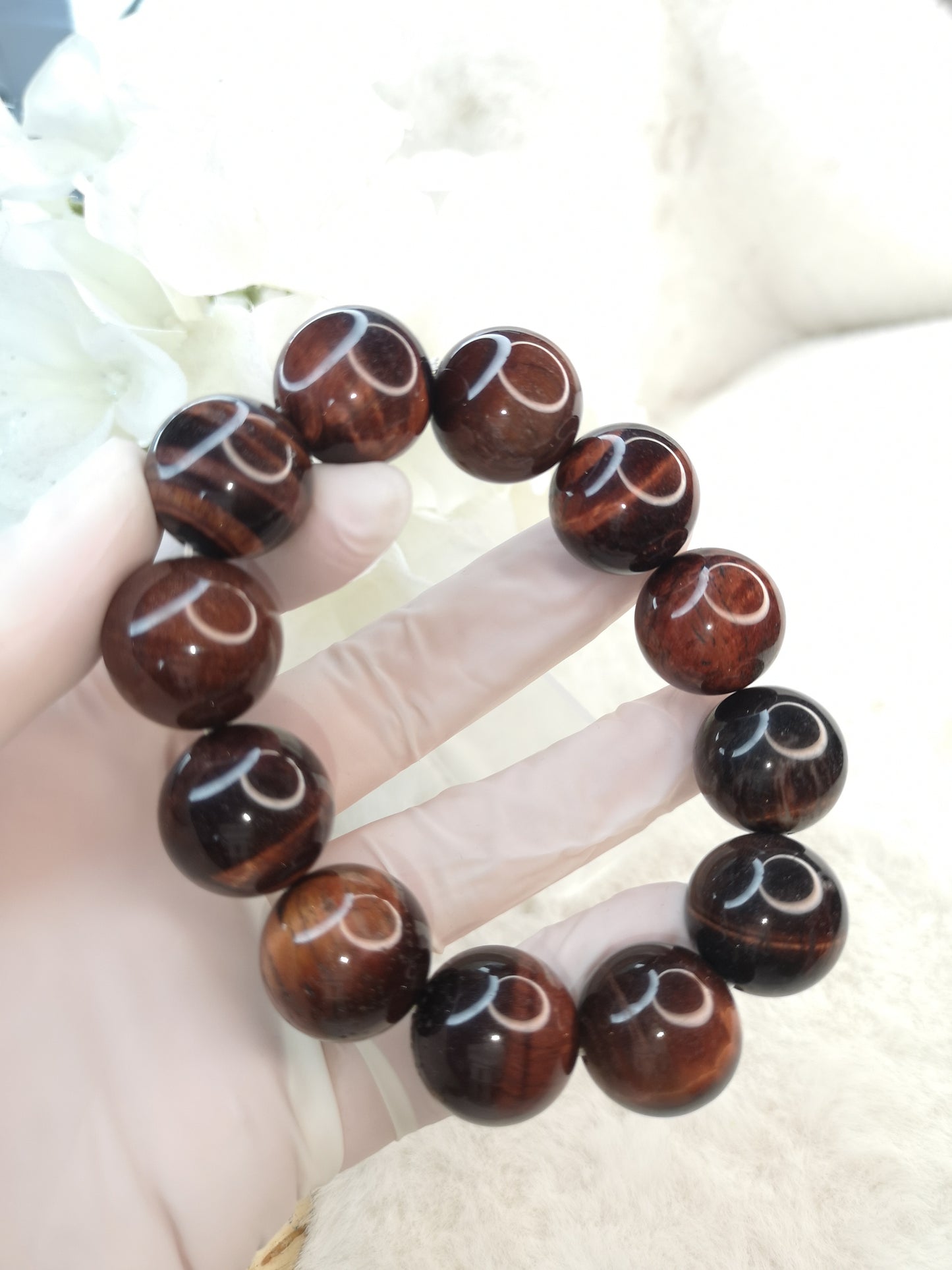 Red Tigereye Edelstein Armband