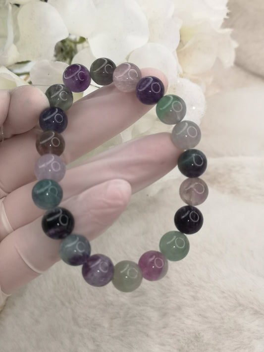 Fluorite Edelstein Armband