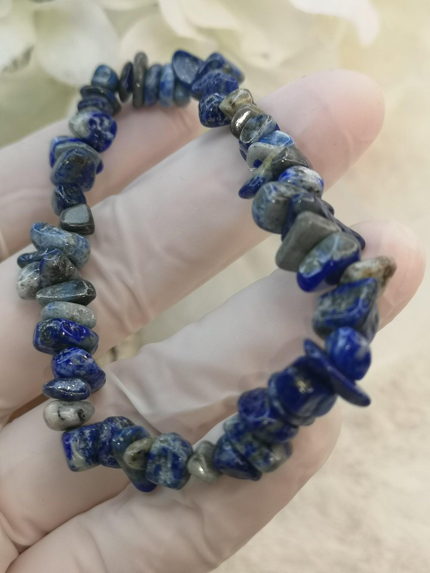 Lapislazuli Lapis Edelstein Armband