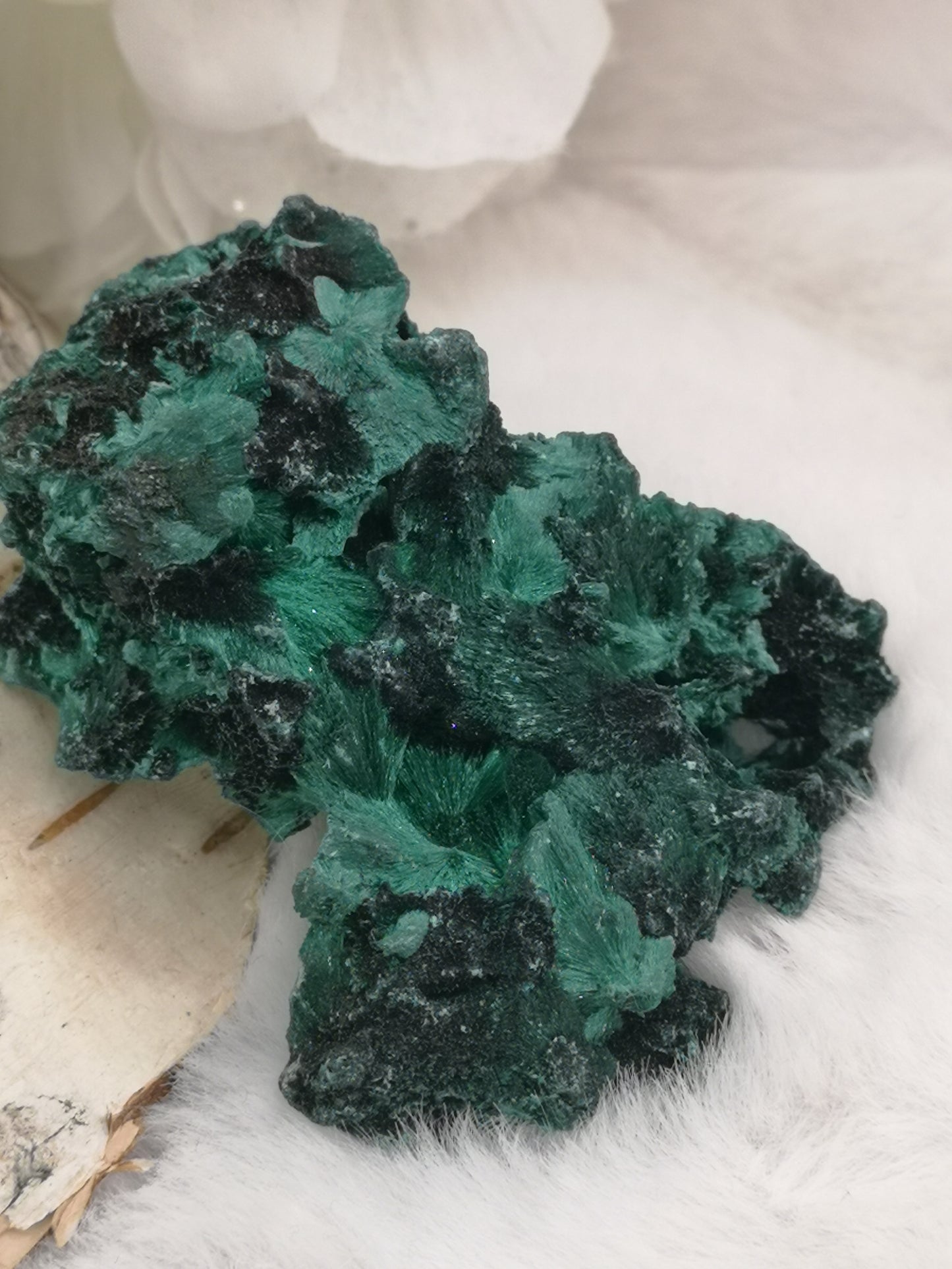 Malachite Edelstein Freiform