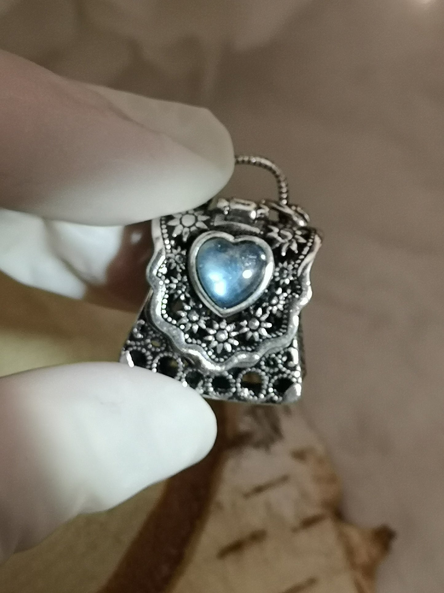 Labradorite Edelstein Kupfer Taschen Design Ketten Anhänger