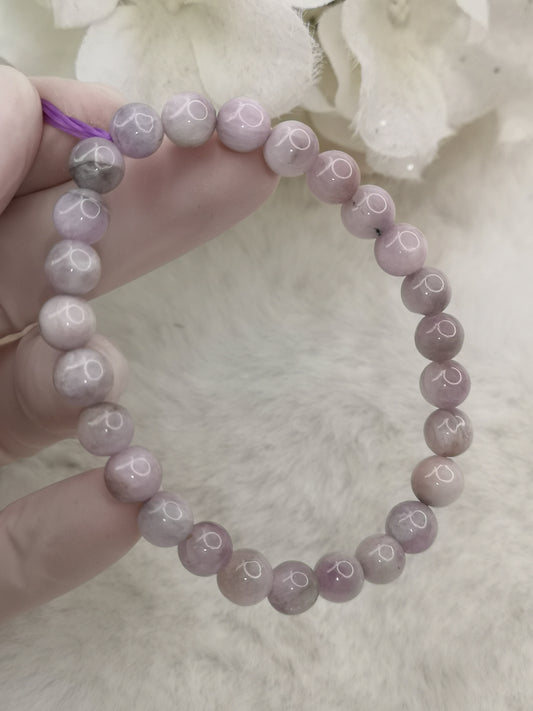 Kunzit Edelstein Armband