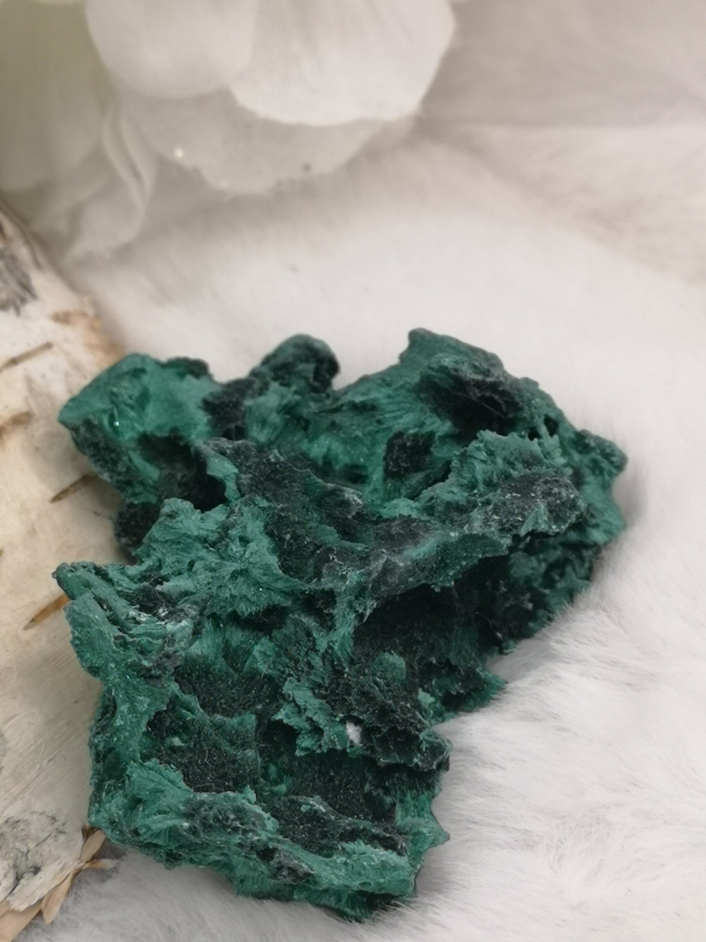 Malachite Edelstein Freiform