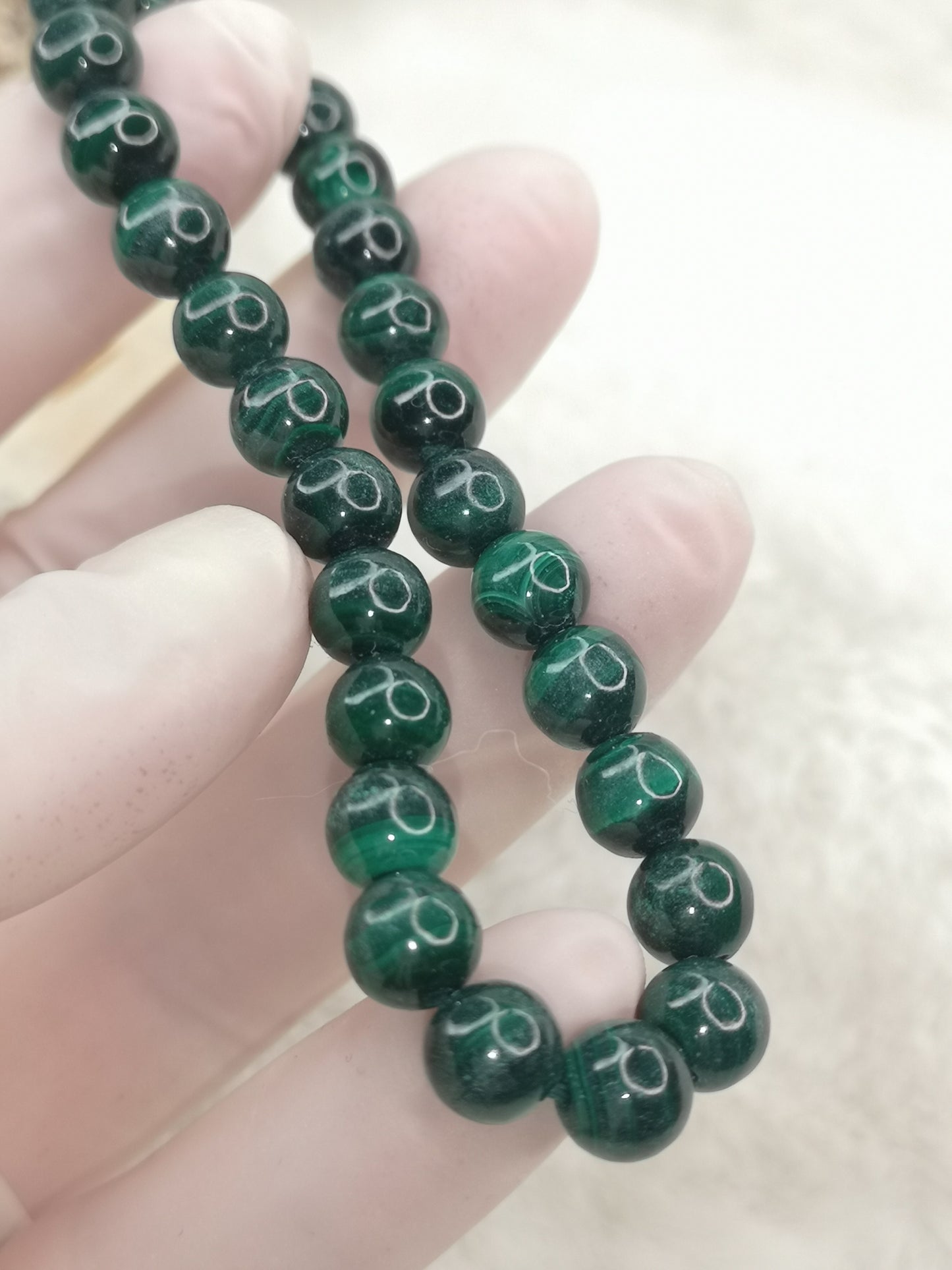 Malachite Edelstein Armband