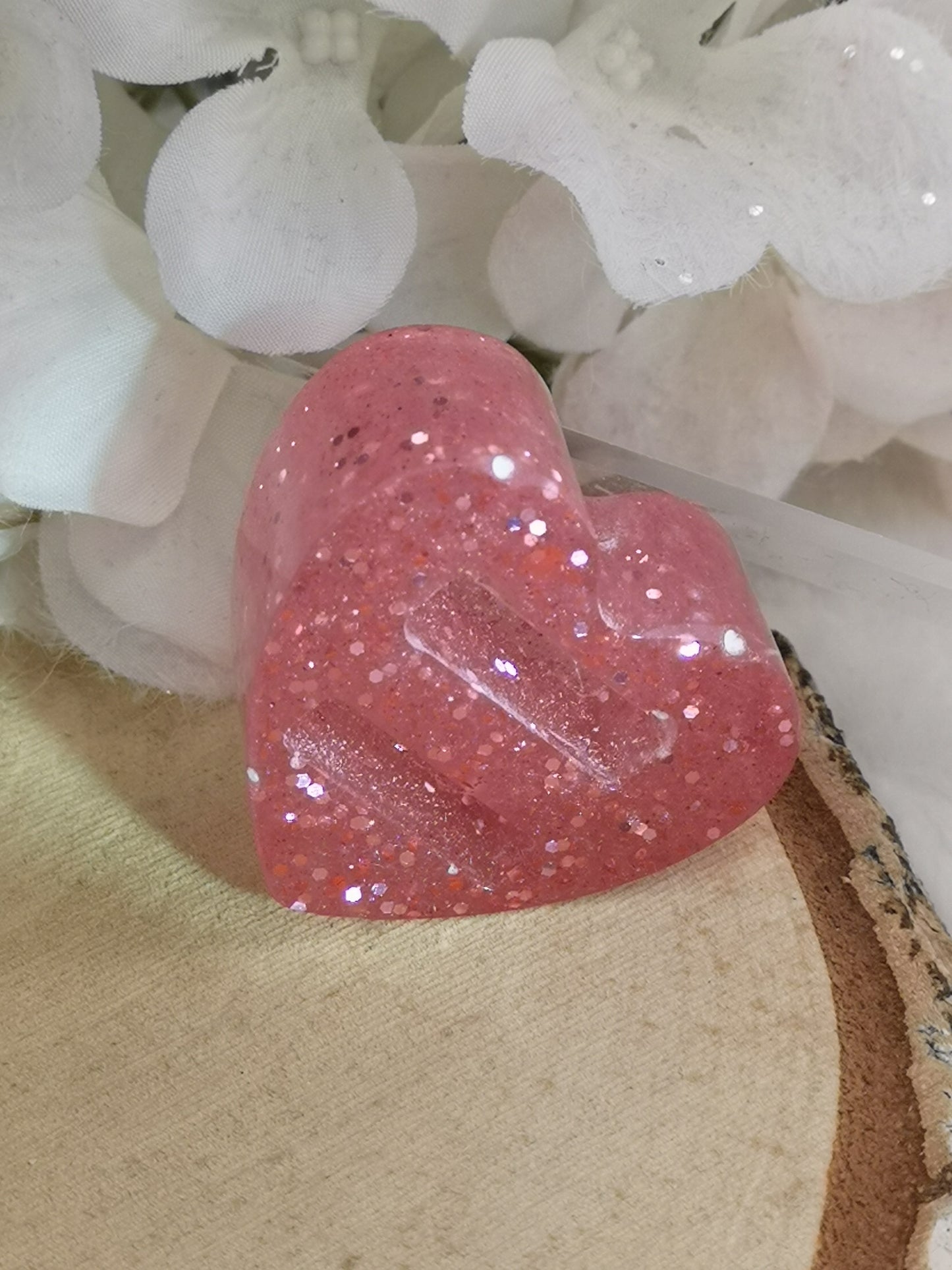 Herz Ring Halter aus Kunstharz Unikat Resinart Handmade #dayza