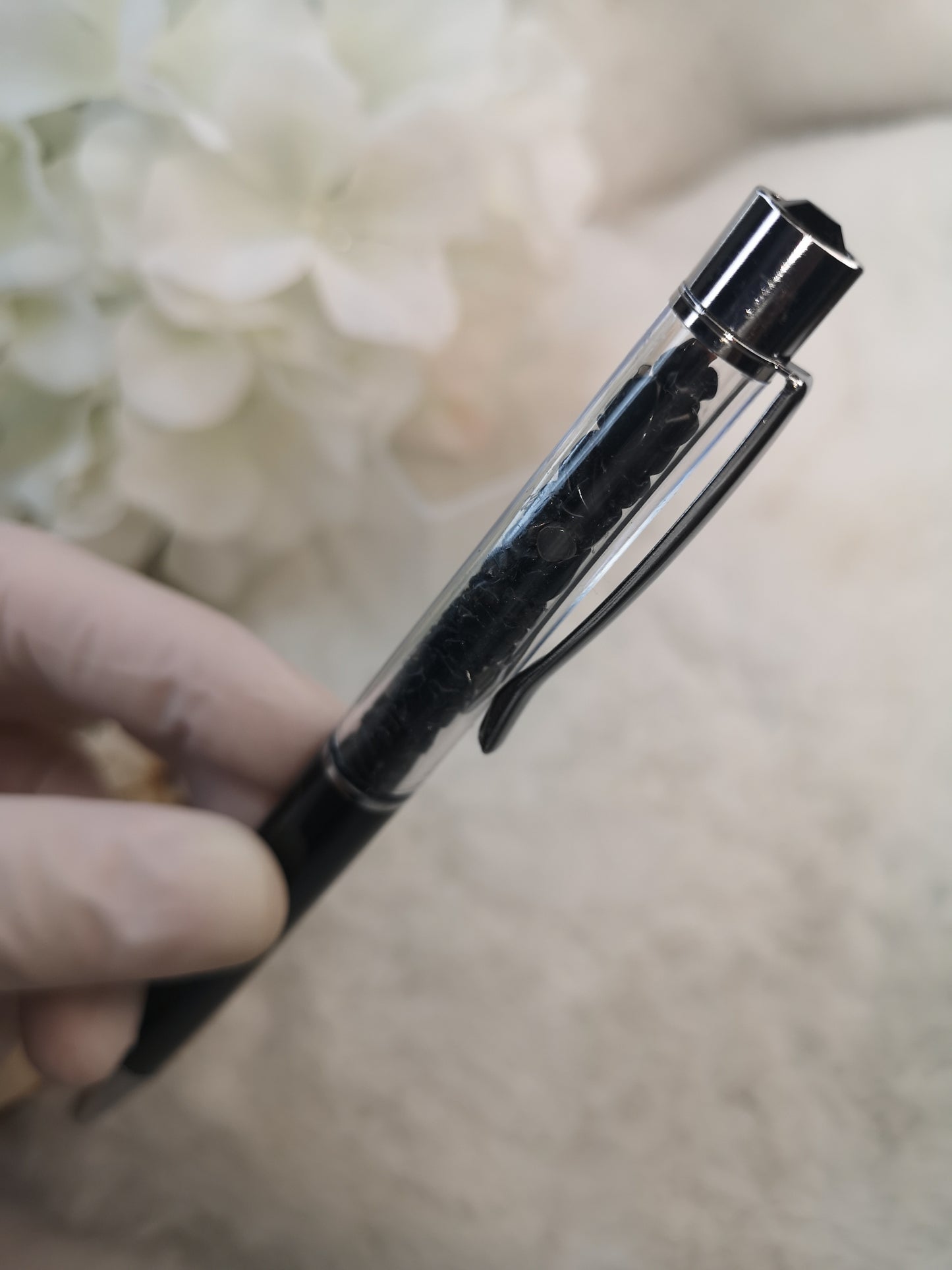 Kugelschreiber Obsidian Edelstein