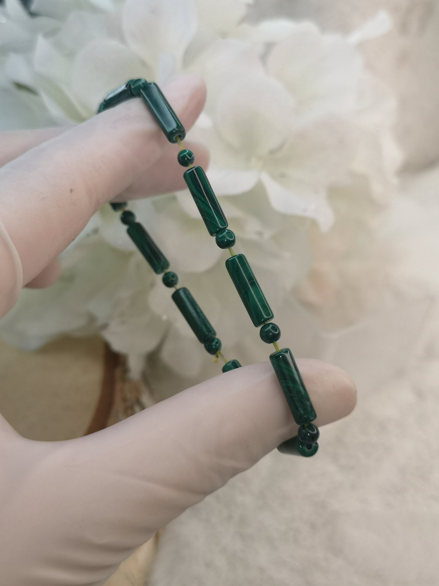 Malachite Edelstein Armband