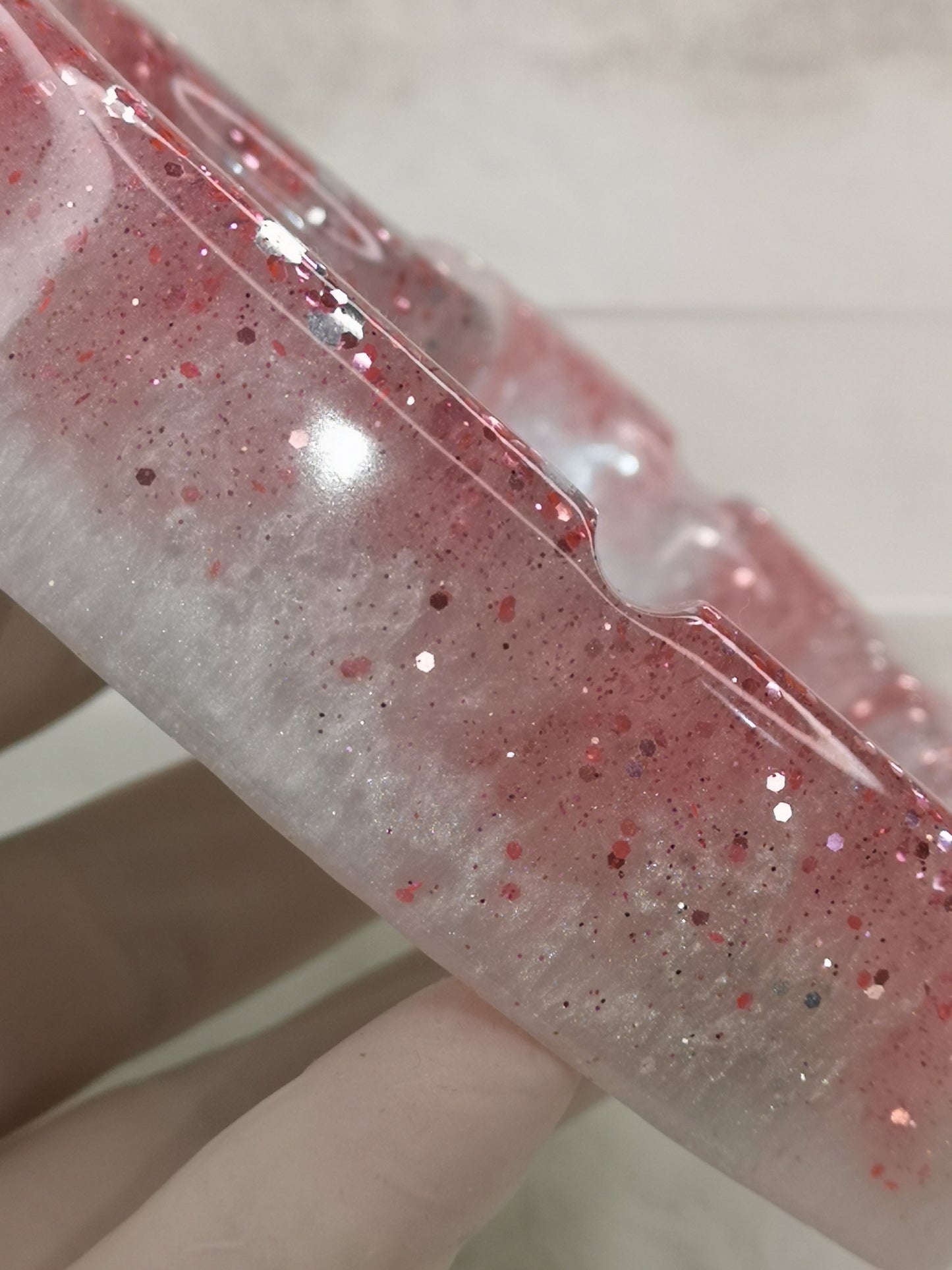 Aschenbecher Herzform Deko Unikat aus Kunstharz