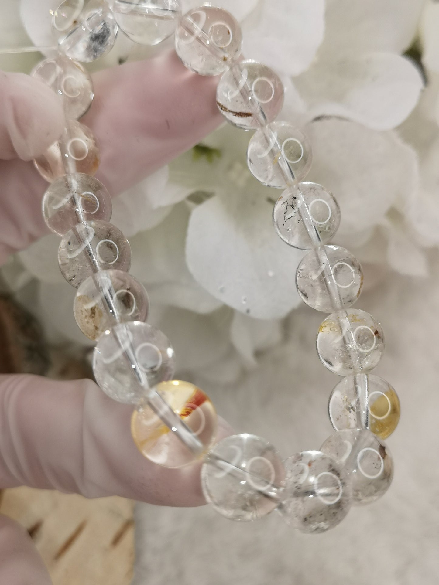 Bergkristall Edelstein Armband