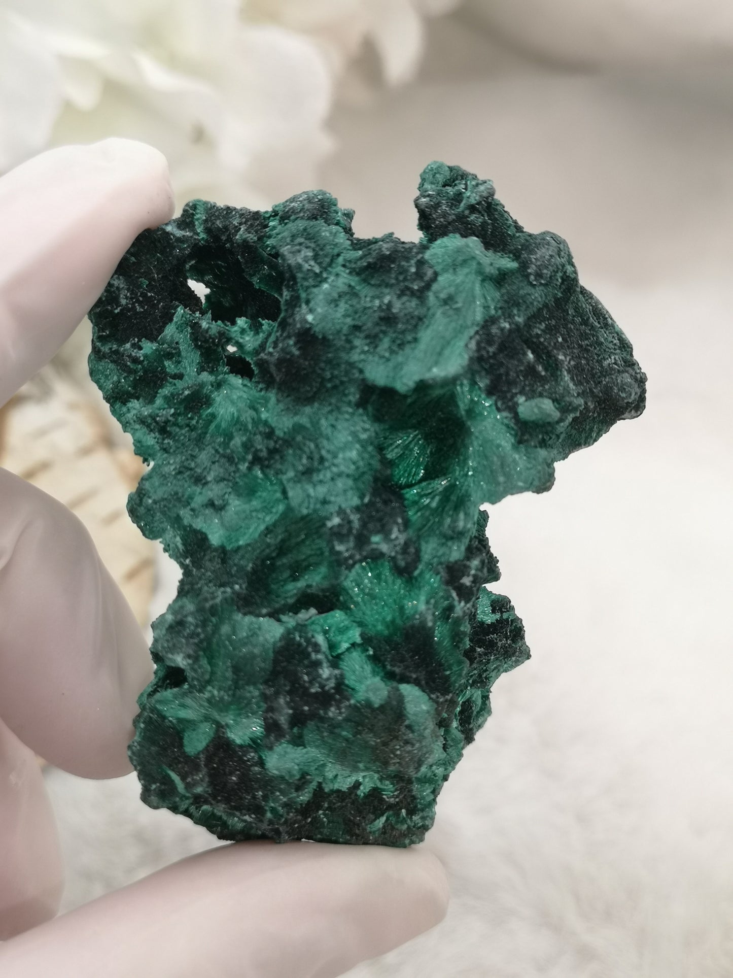 Malachite Edelstein Freiform