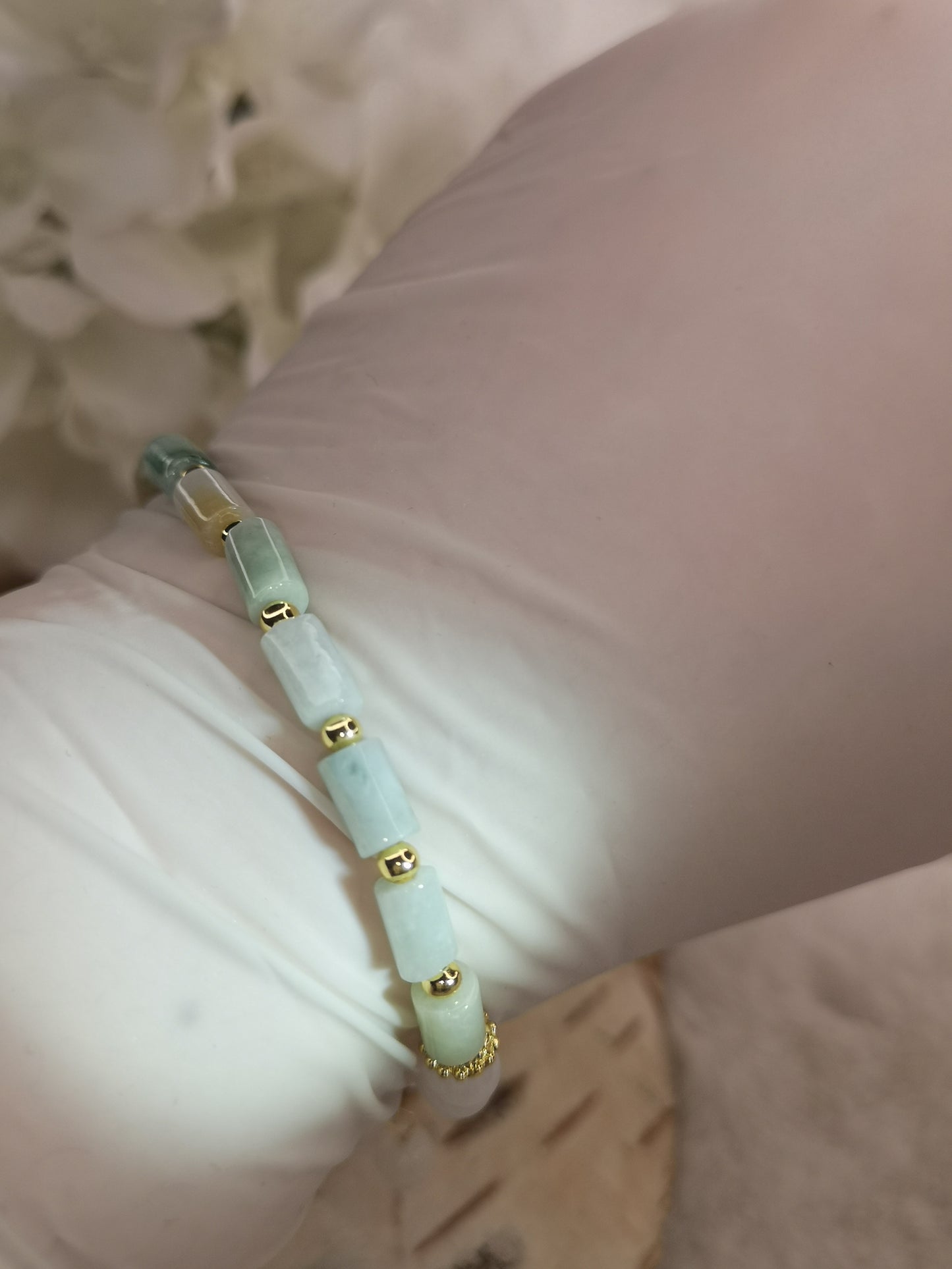 Jadeite Jade Edelstein Armband DIY