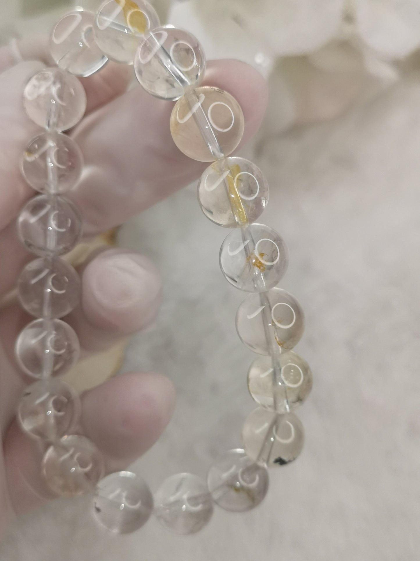 Bergkristall Edelstein Armband