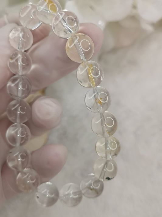Bergkristall Edelstein Armband