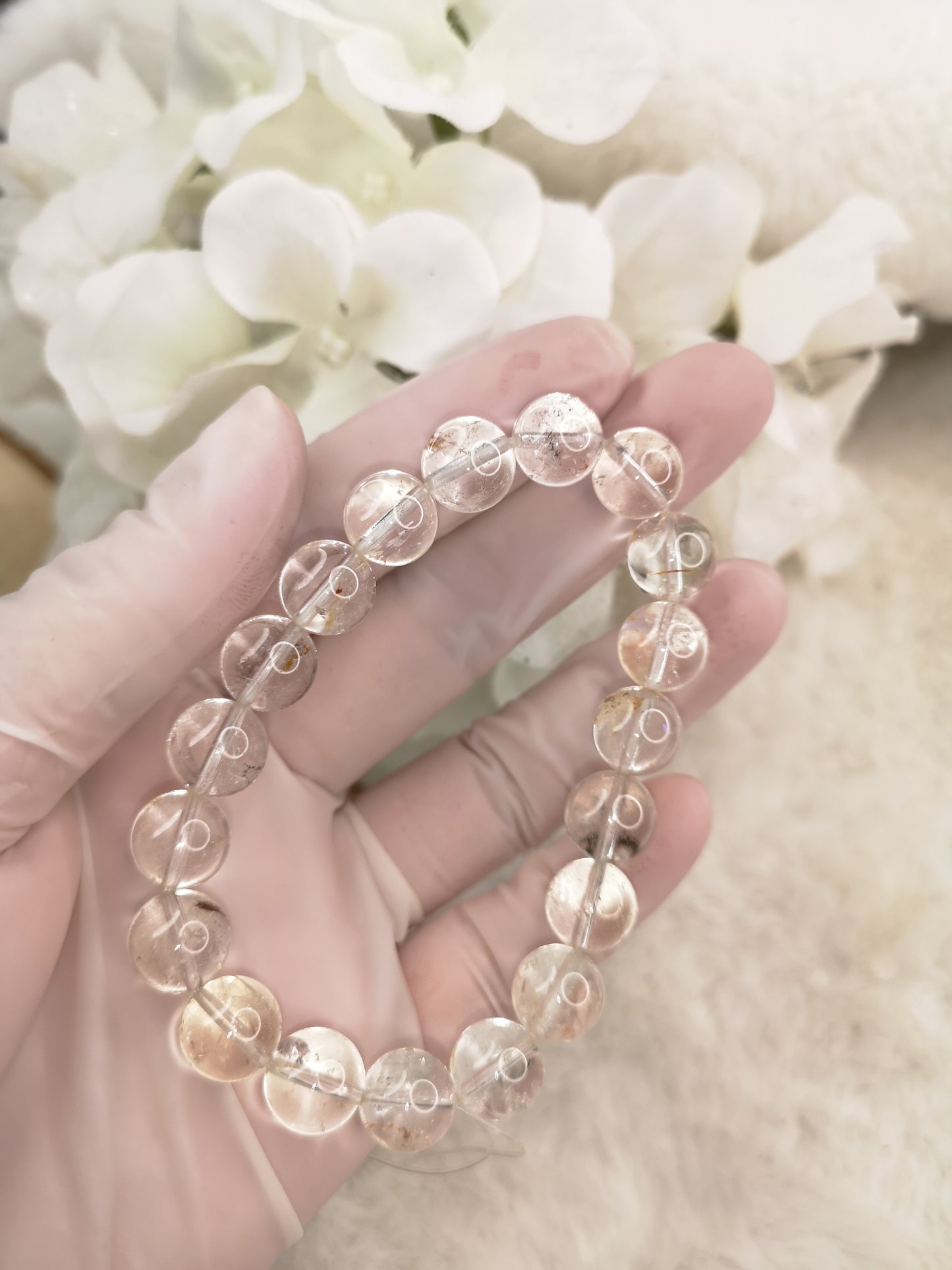 Bergkristall Edelstein Armband