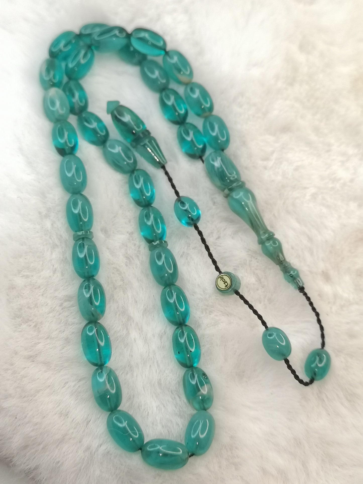 Sıkma Kehribar tesbih Muhammed Tacir Usta 📿 Gebetskette 📿