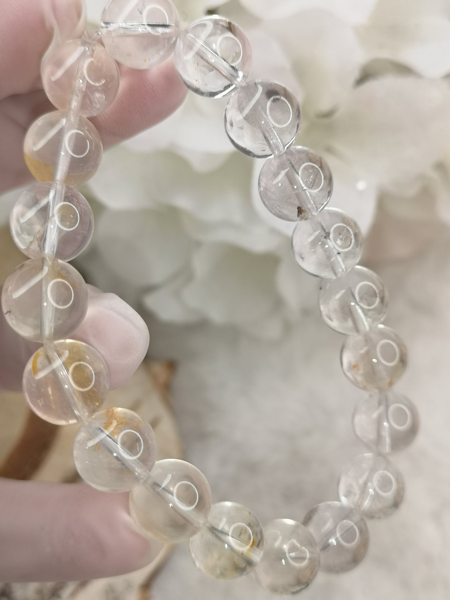 Bergkristall Edelstein Armband