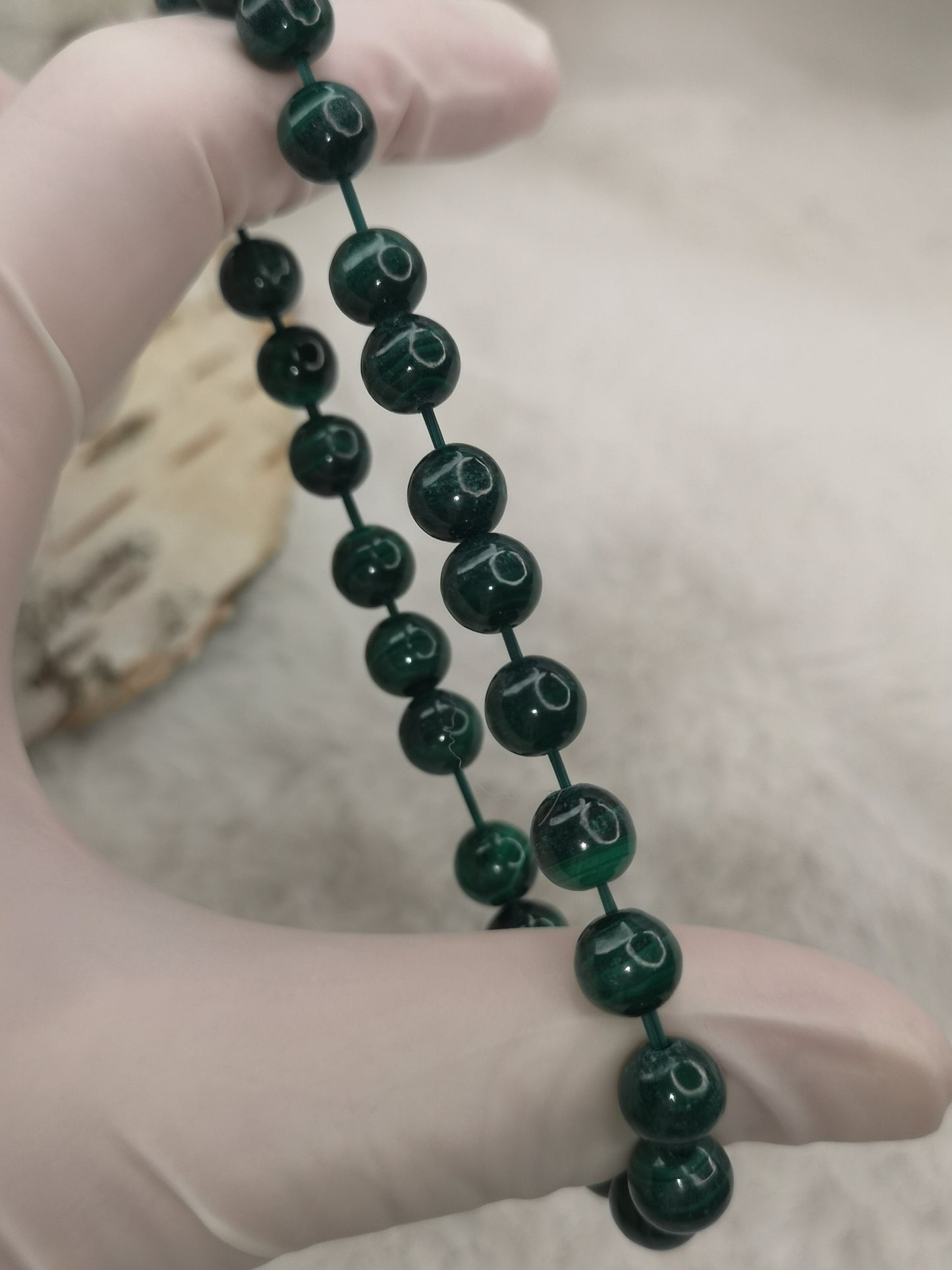 Malachite Edelstein Armband