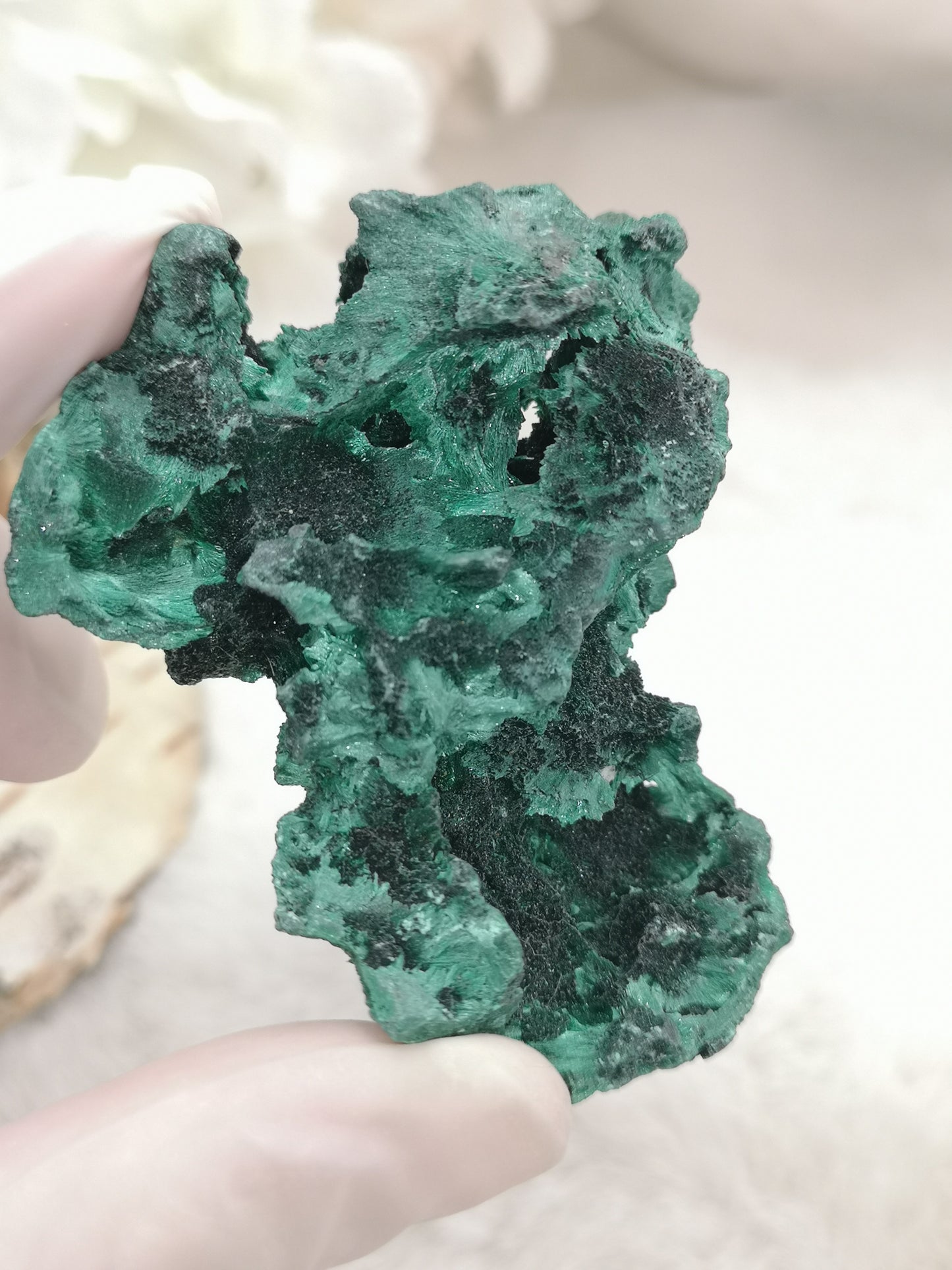 Malachite Edelstein Freiform