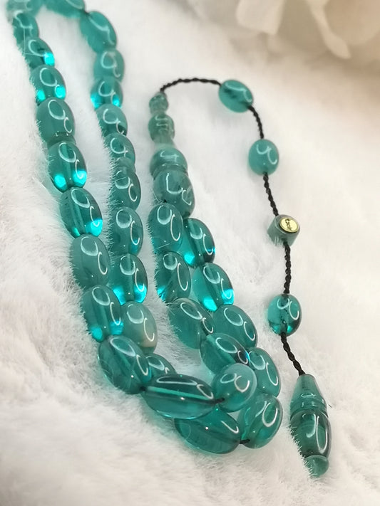 Sıkma Kehribar tesbih Muhammed Tacir Usta 📿 Gebetskette 📿