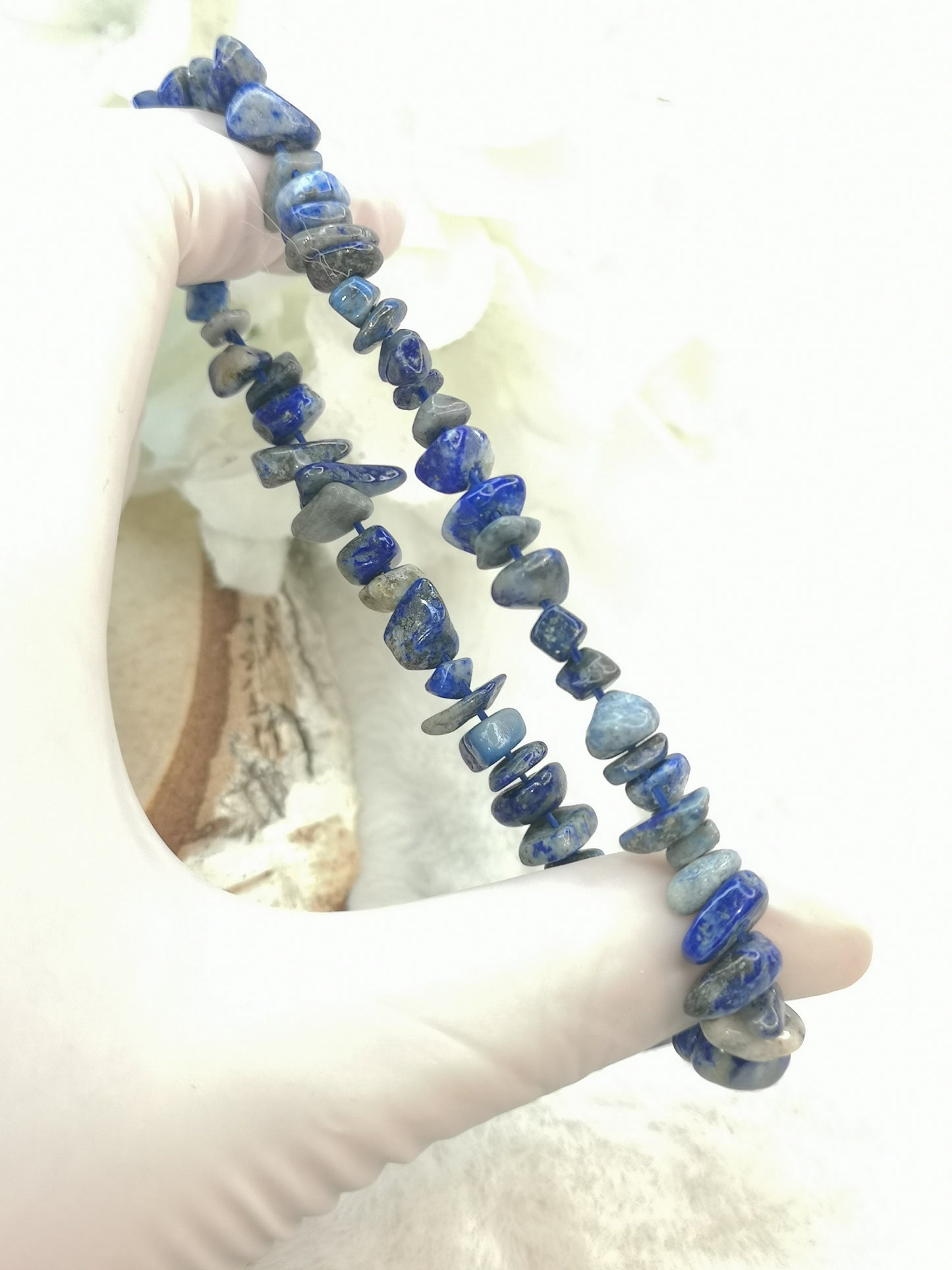 Lapislazuli Lapis Edelstein Armband