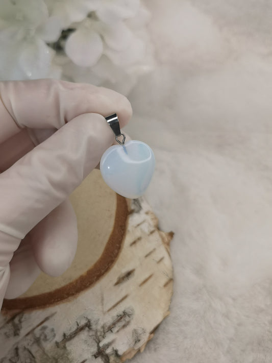 Opalite Herz Ketten Anhänger