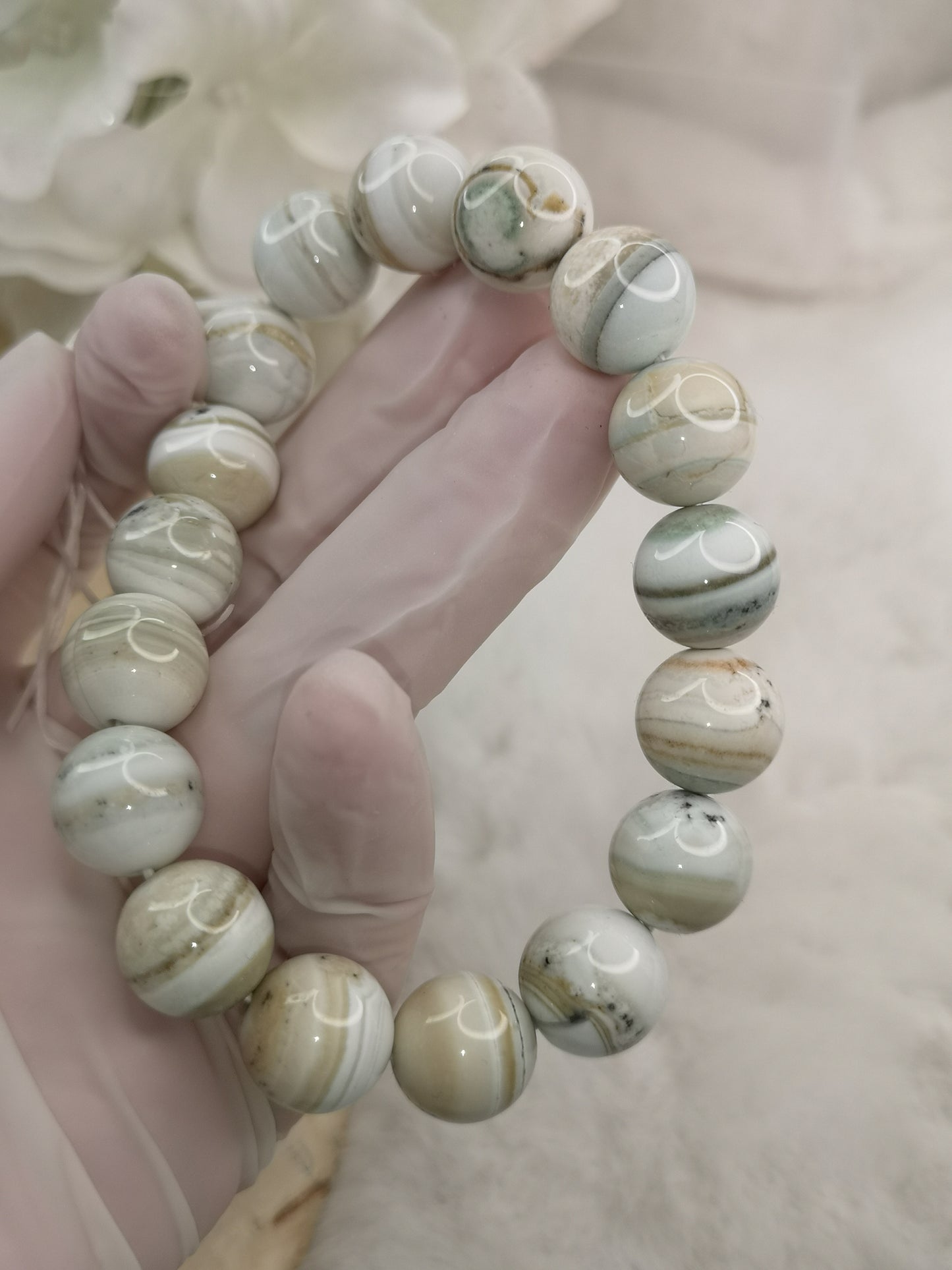 Ocean Jasper Edelstein Armband