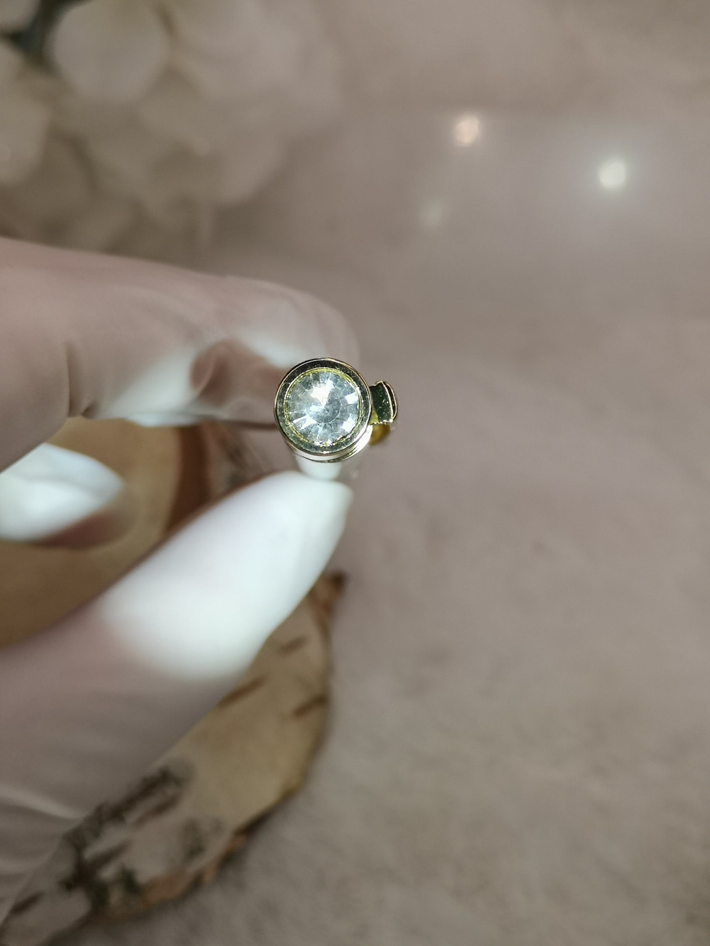 Kugelschreiber mit Citrin Edelsteine