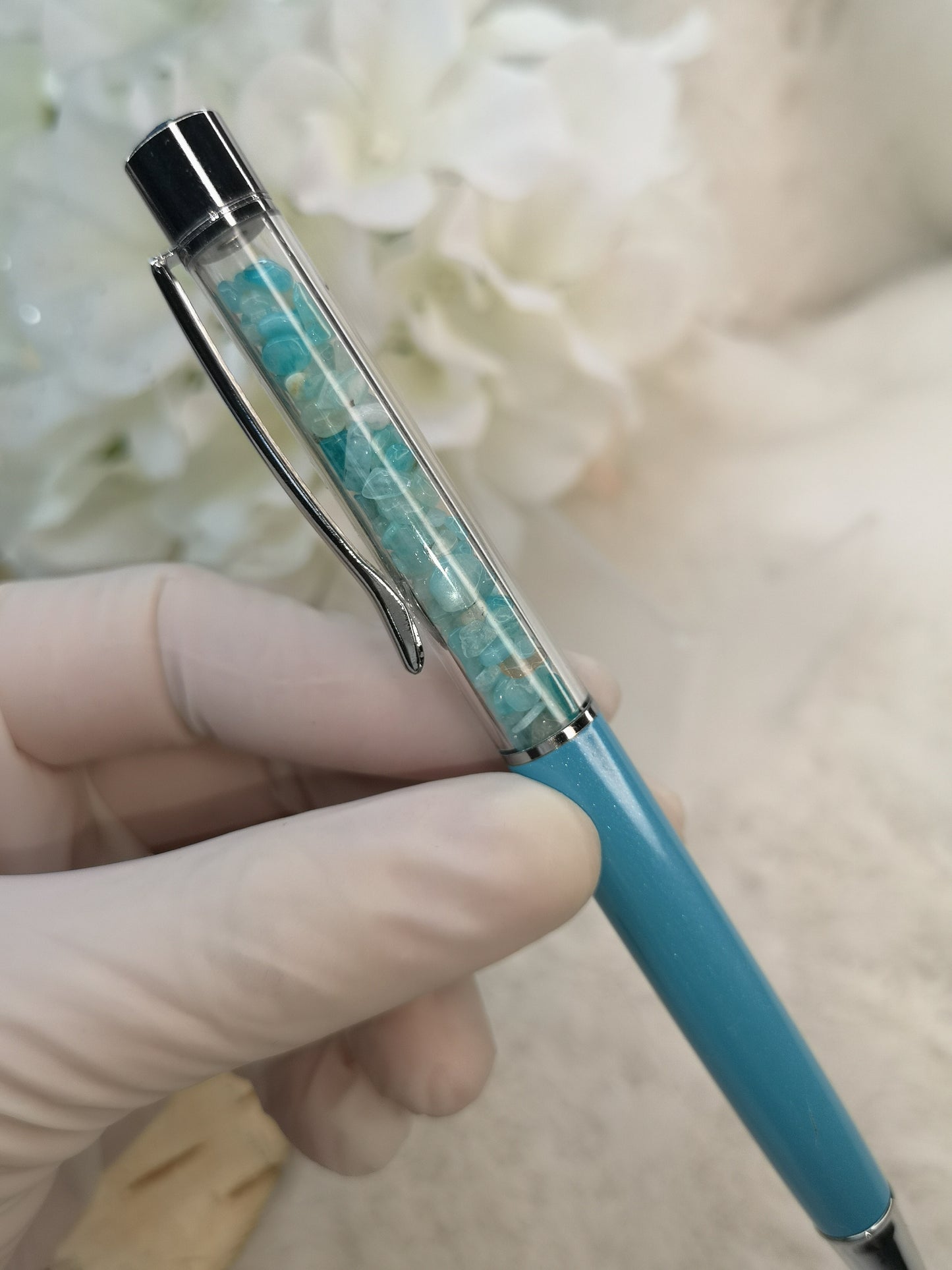 Amazonit Edelstein Kugelschreiber 🖊