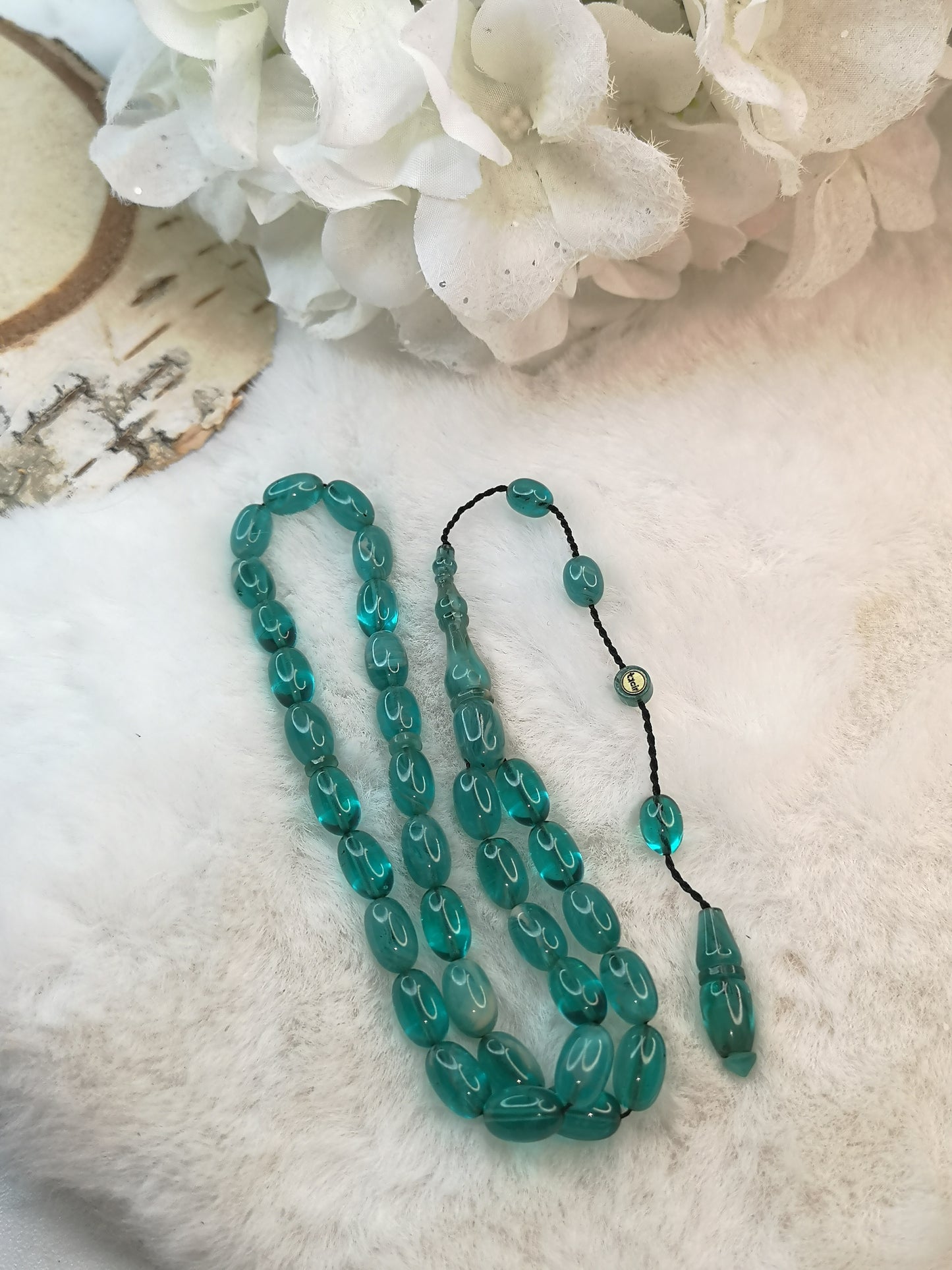 Sıkma Kehribar tesbih Muhammed Tacir Usta 📿 Gebetskette 📿