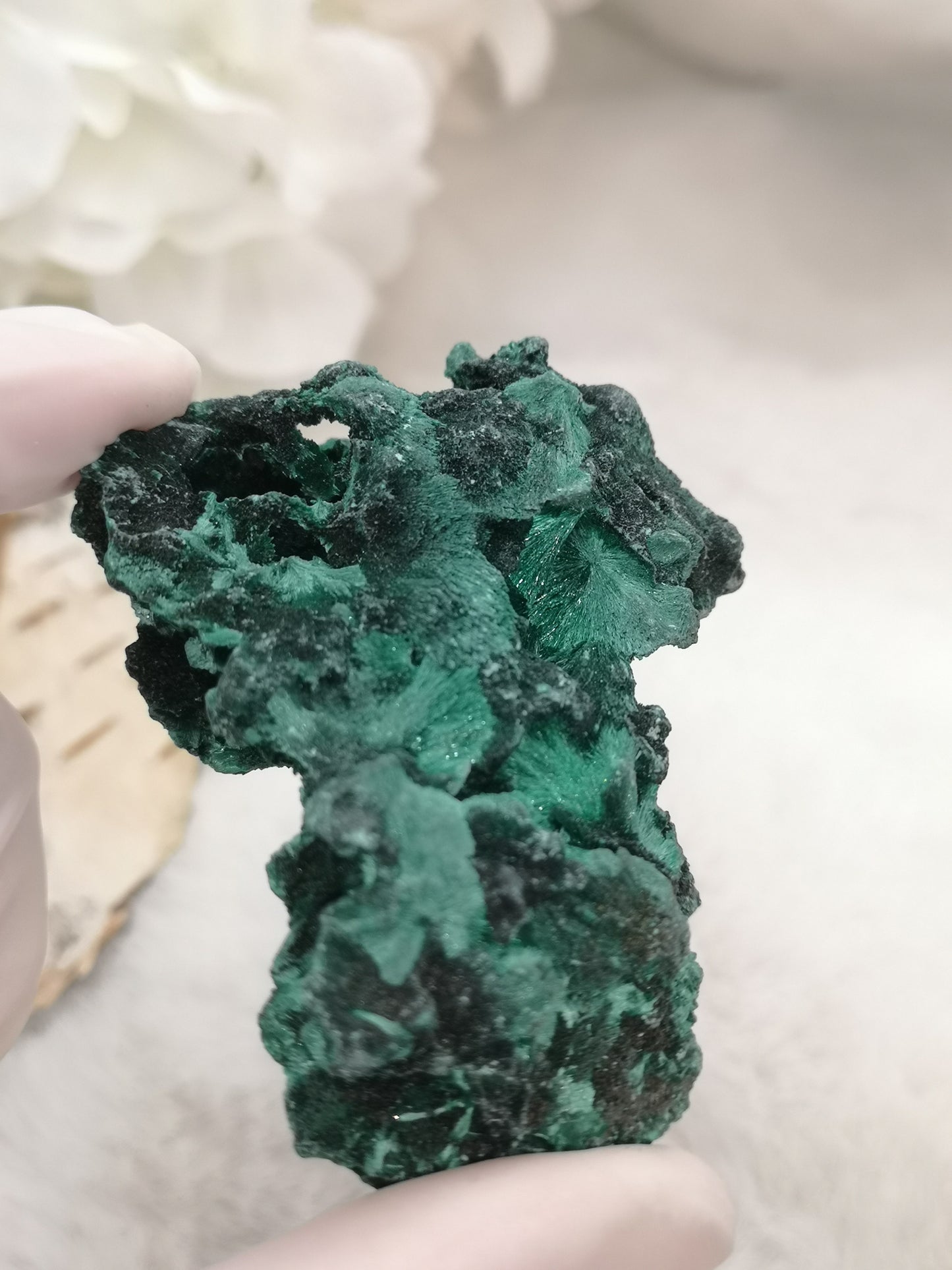 Malachite Edelstein Freiform