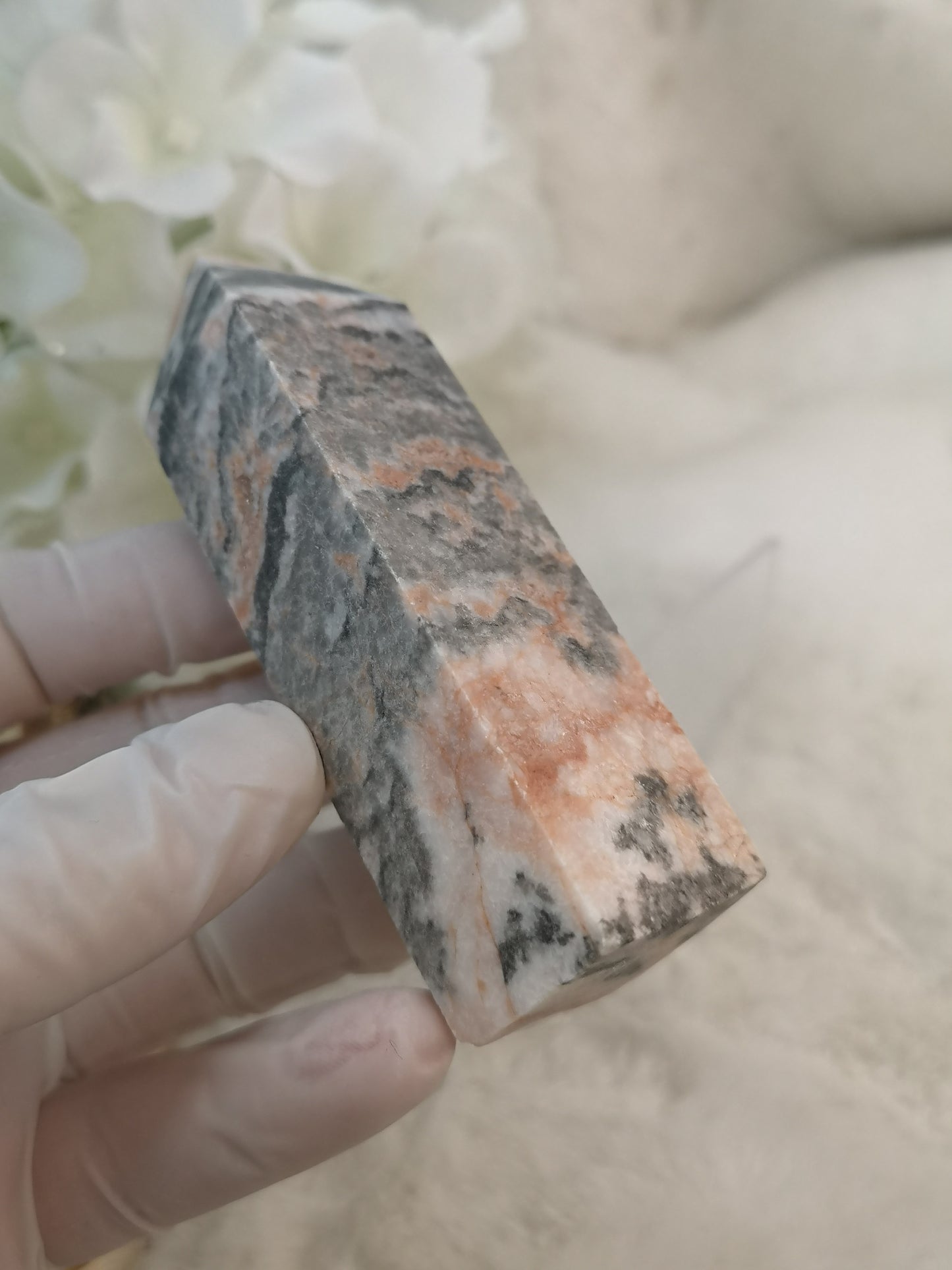 Zebra Jasper Edelstein Turm