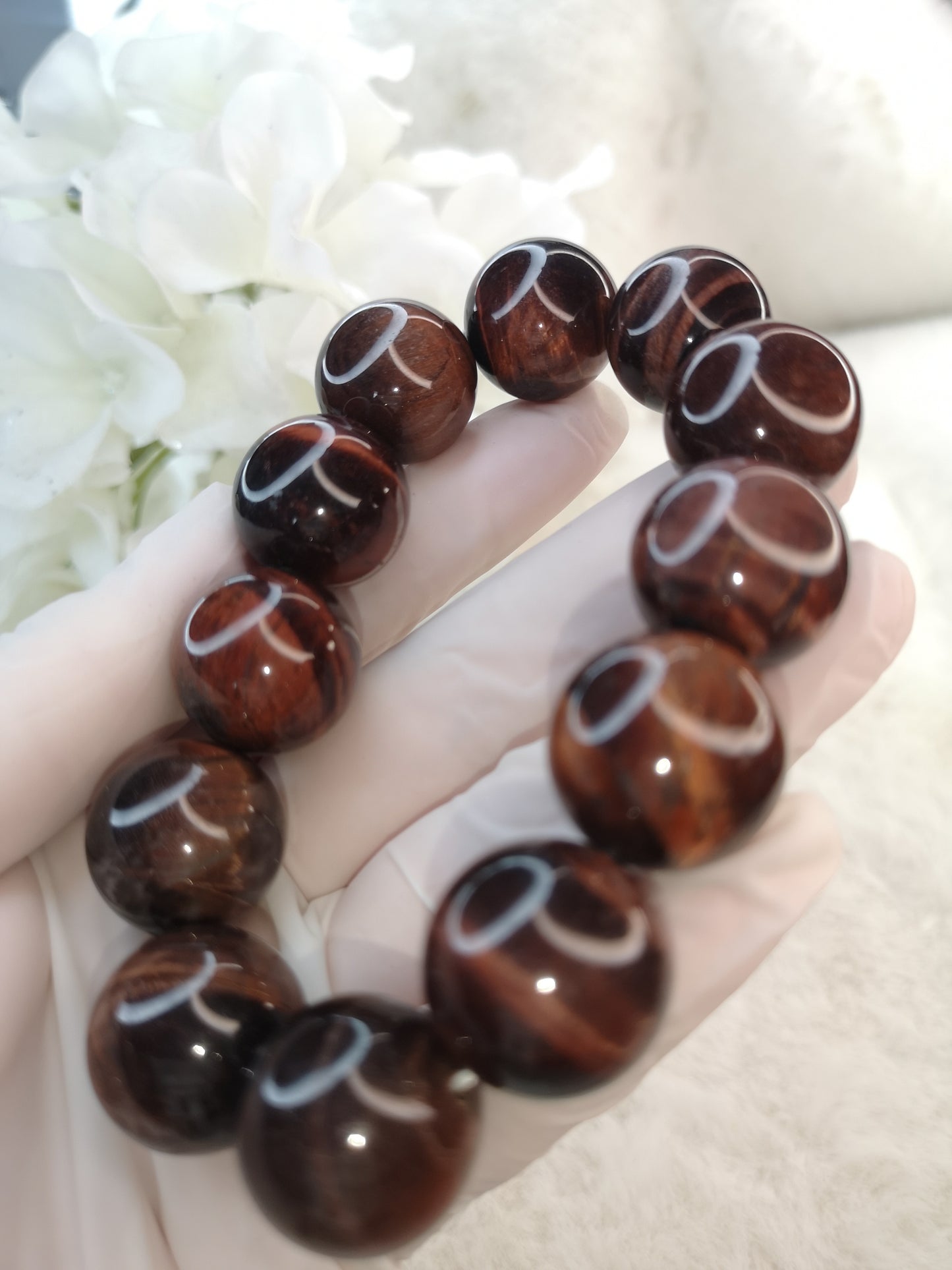 Red Tigereye Edelstein Armband