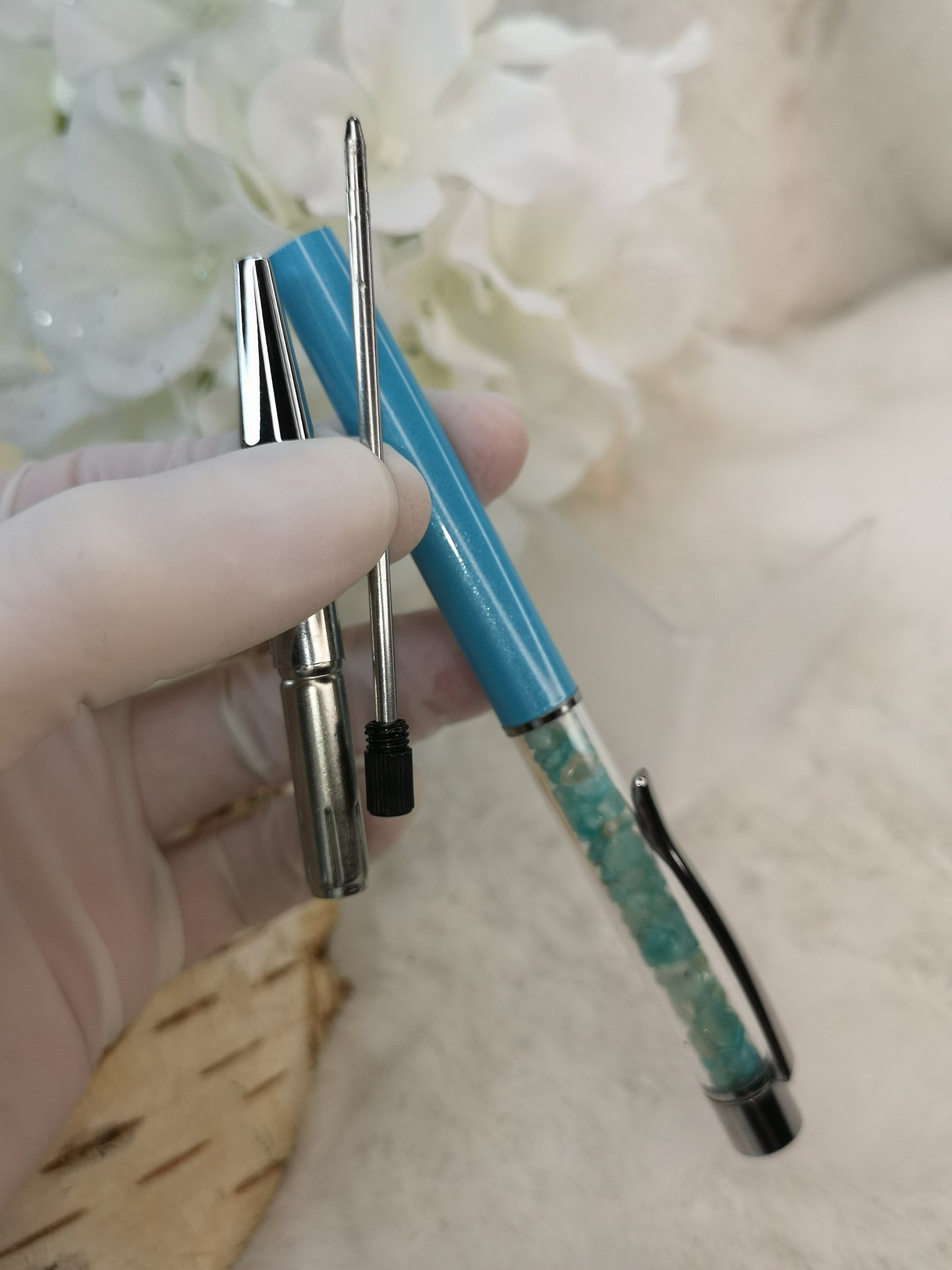 Amazonit Edelstein Kugelschreiber 🖊