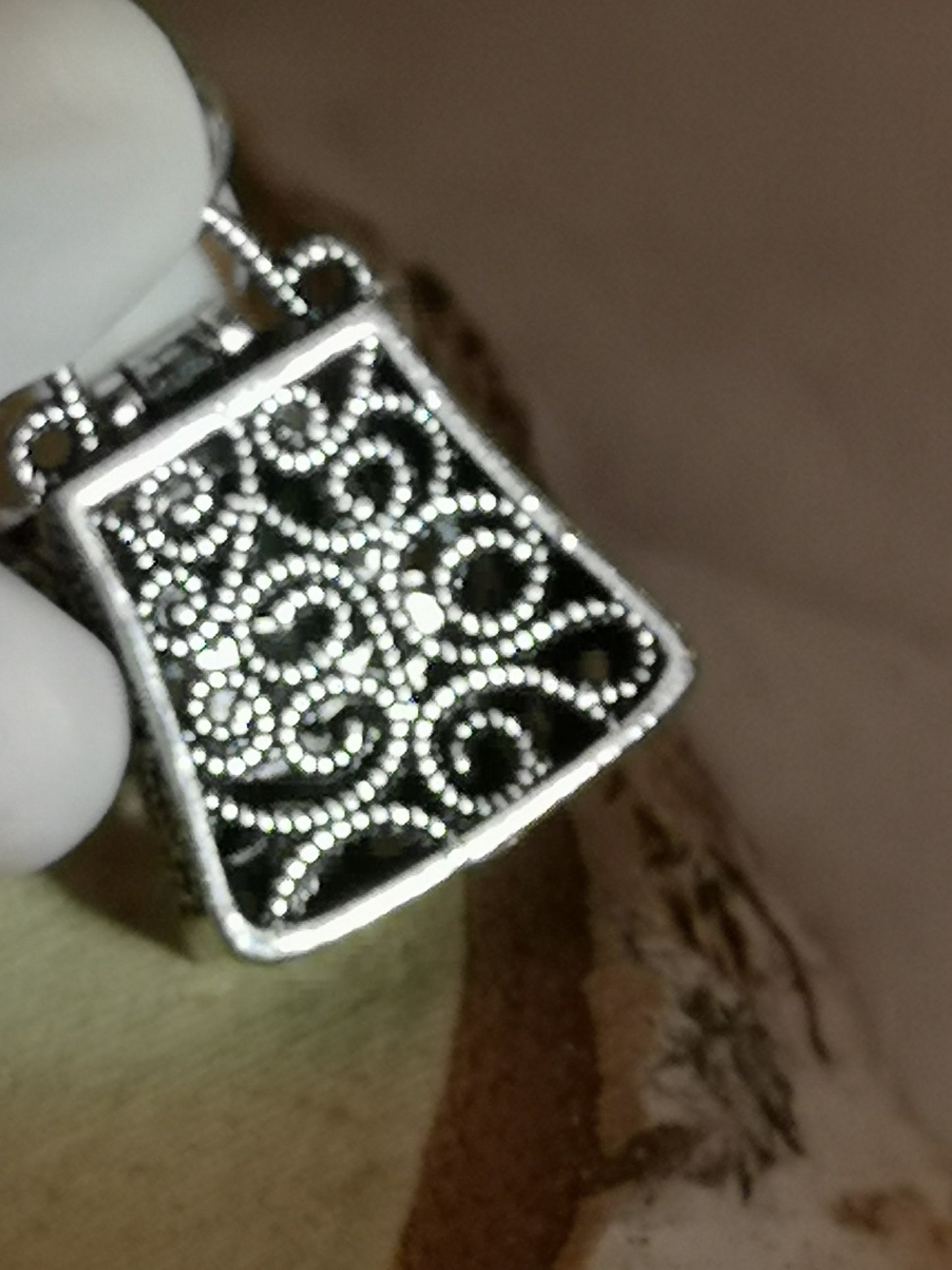 Malachite Edelstein, Kupfer Ketten Anhänger Taschen Design