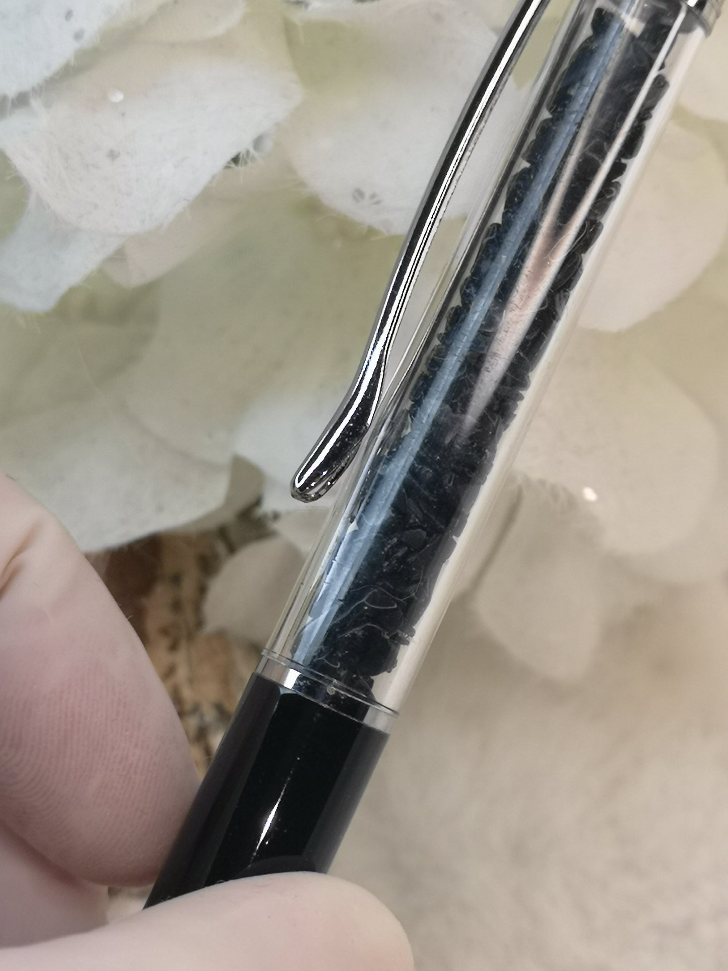 Kugelschreiber Obsidian Edelstein