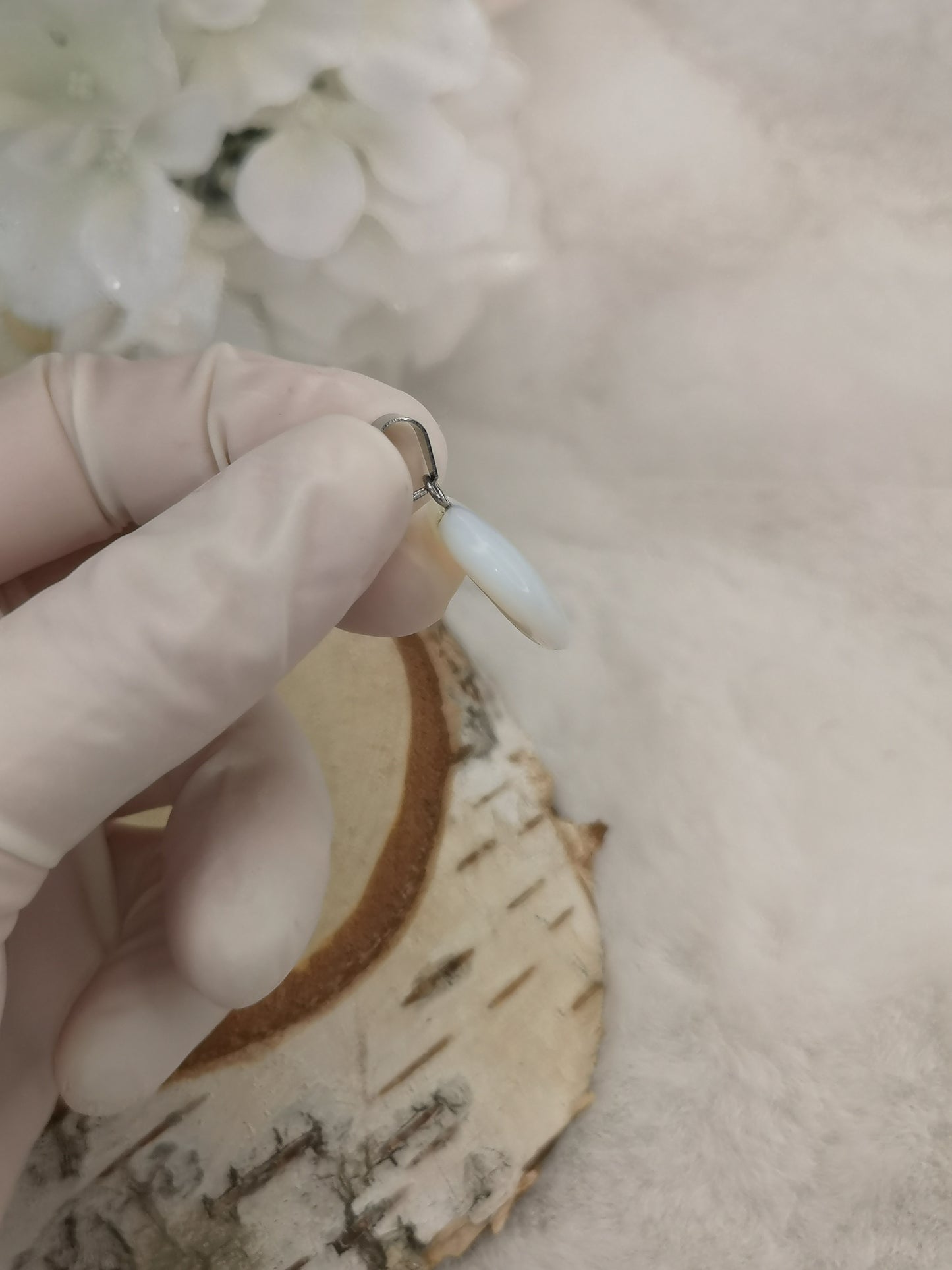 Opalite Herz Ketten Anhänger