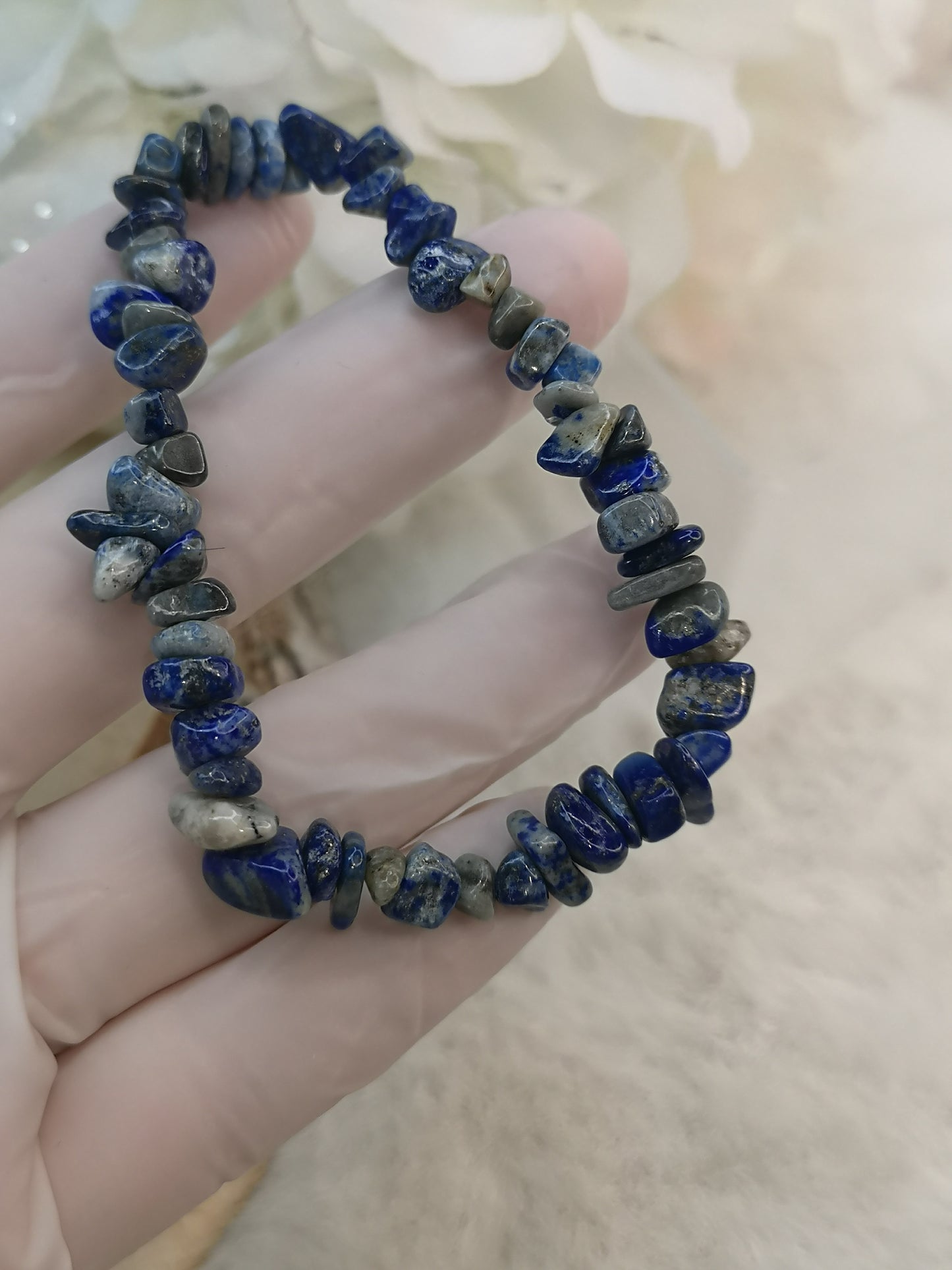 Lapislazuli Lapis Edelstein Armband