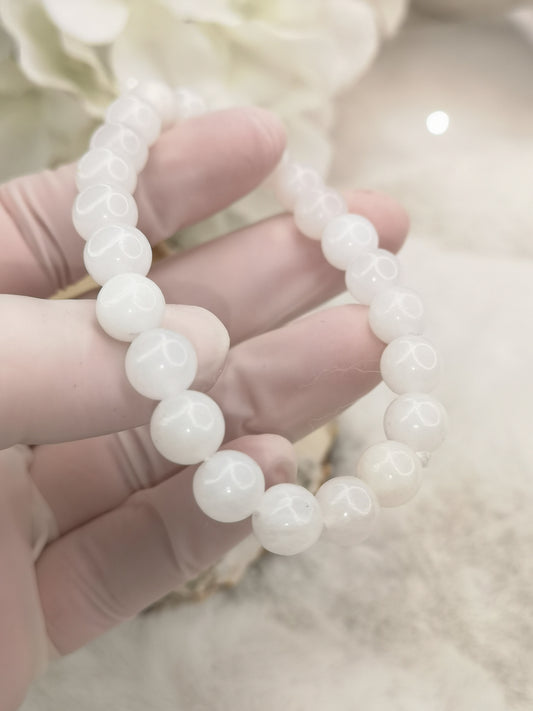 White Jade Edelstein, Armband