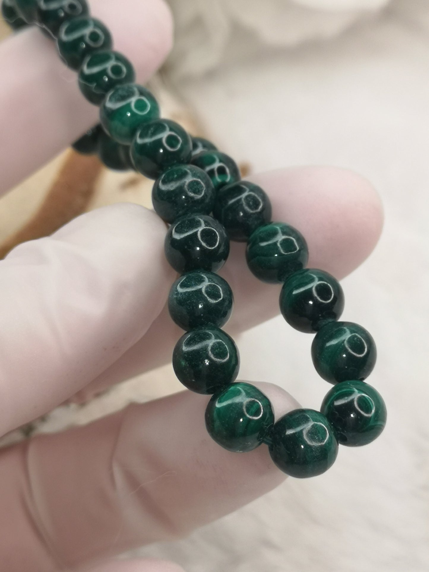Malachite Edelstein Armband