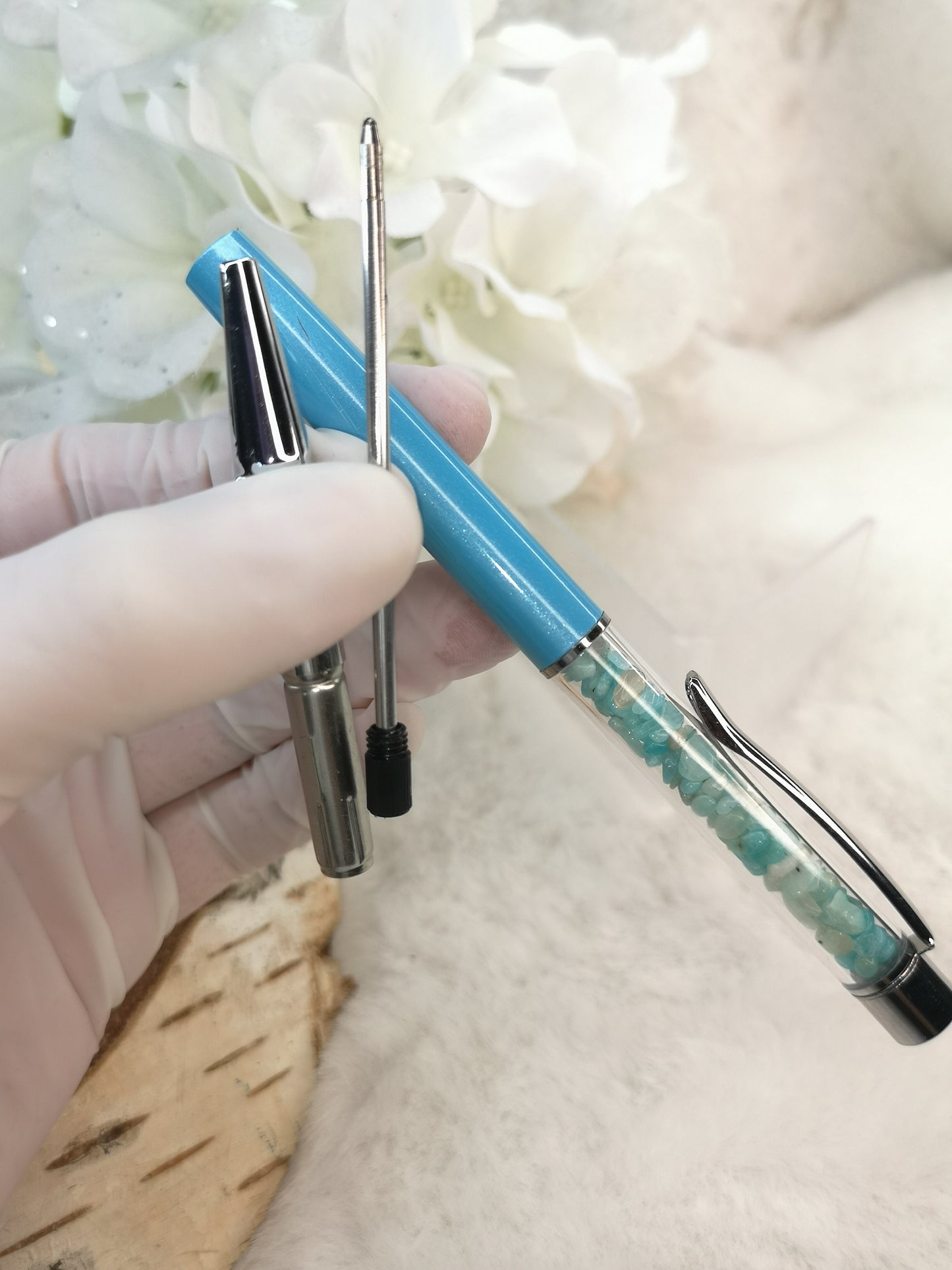 Amazonit Edelstein Kugelschreiber 🖊