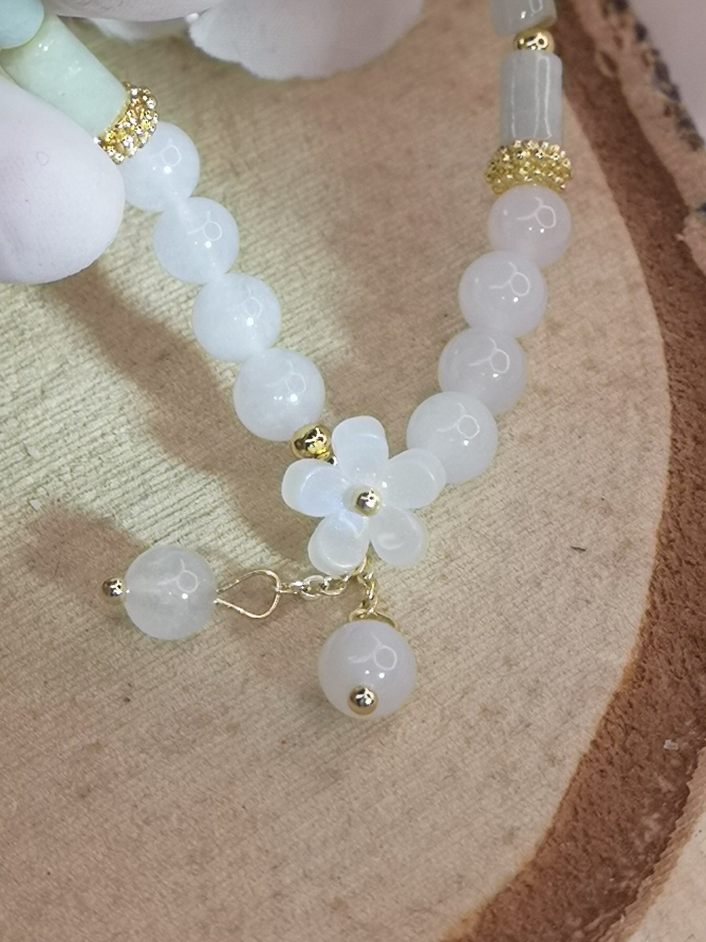 Jadeite Jade Edelstein Armband DIY