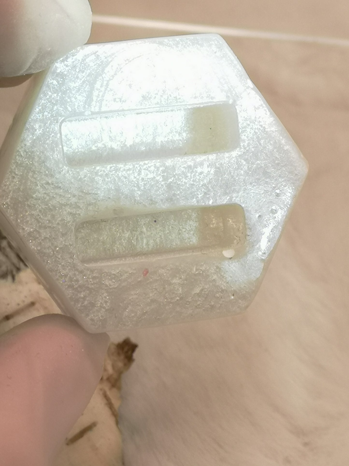 Ring Halter aus Kunstharz Unikat Resinart Handmade #dayza