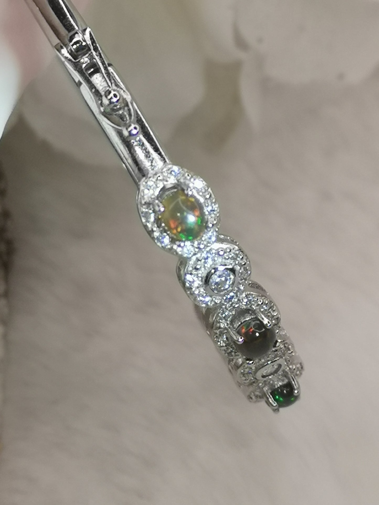 Opal Edelstein, Kupfer Armband