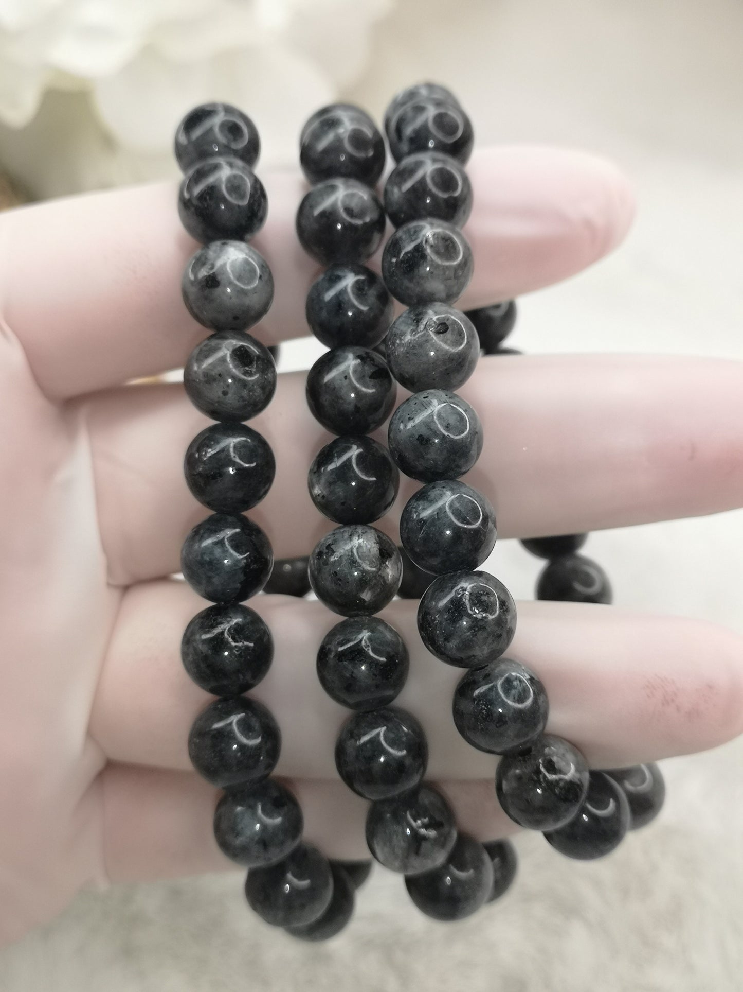 Larvikit Edelstein Armband