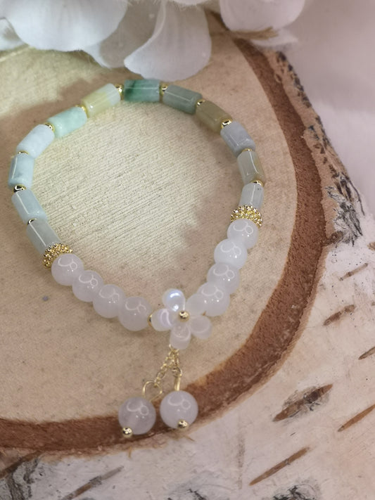 Jadeite Jade Edelstein Armband DIY