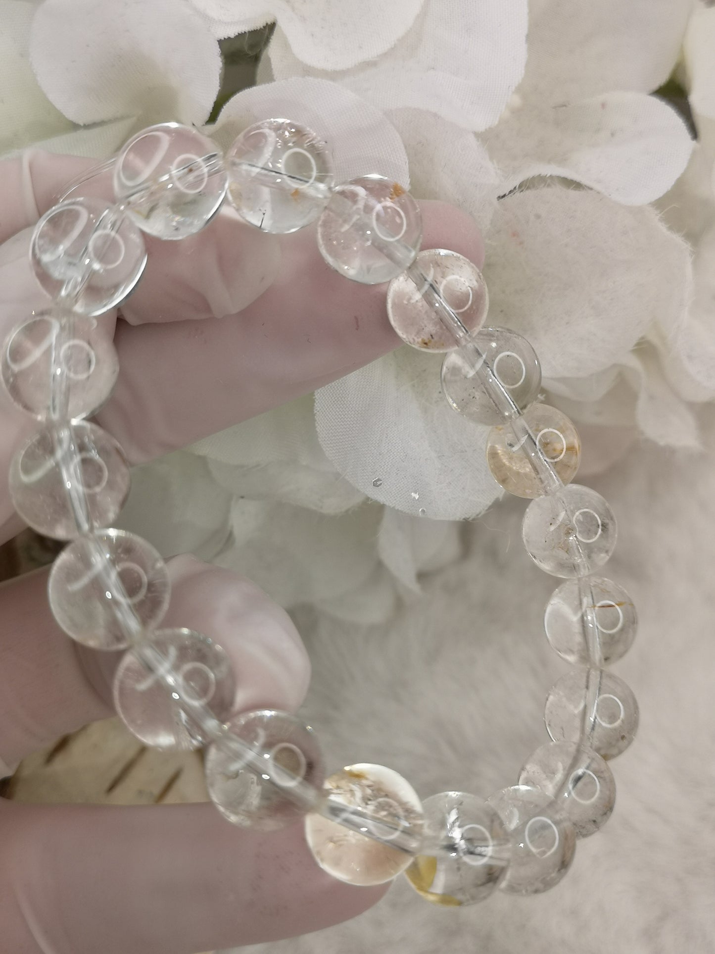 Bergkristall Edelstein Armband