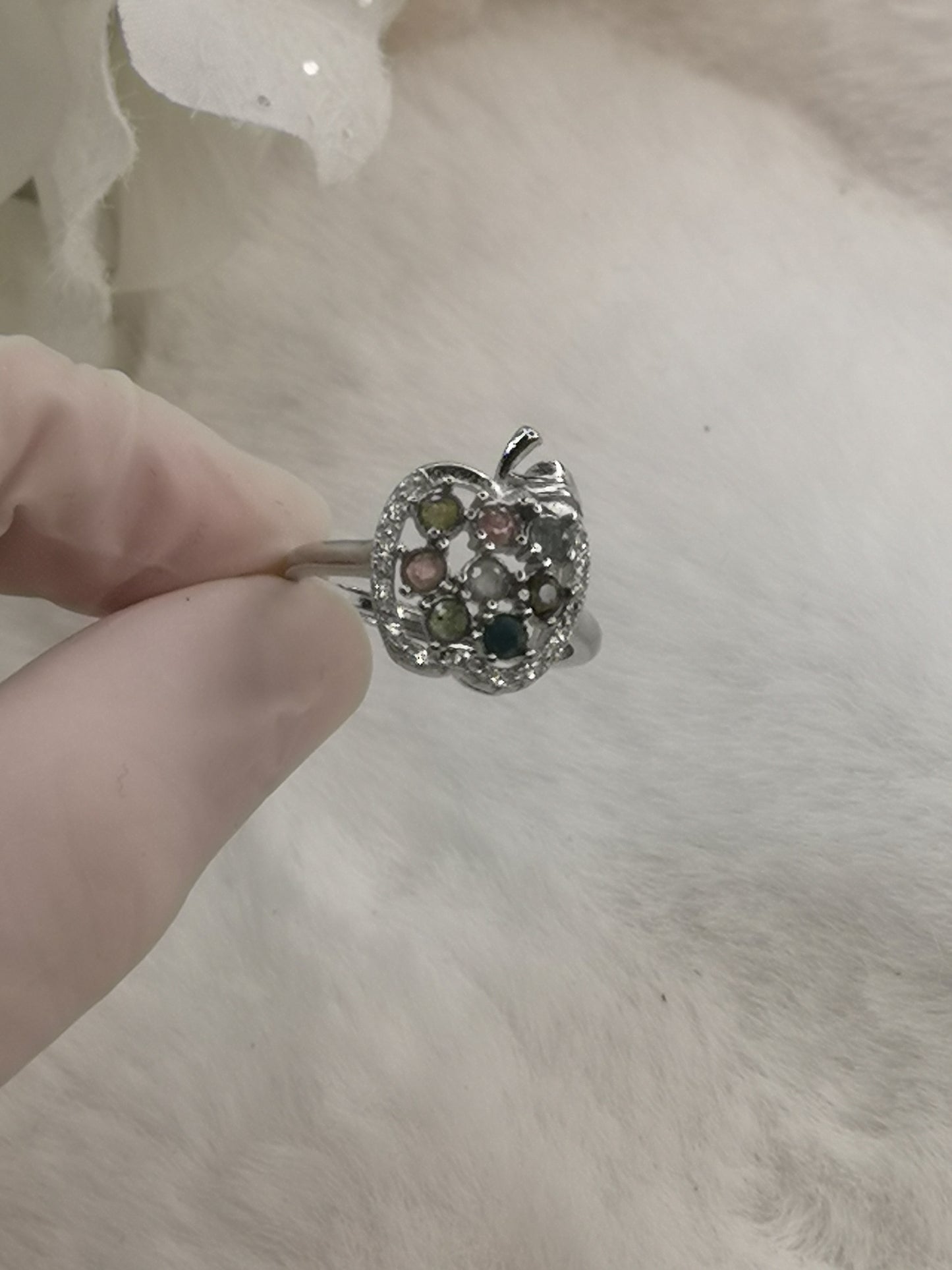 Turmalin Edelsteine, Kupfer Ring, verstellbar