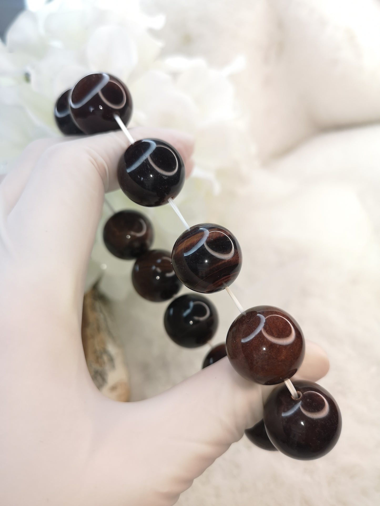 Red Tigereye Edelstein Armband