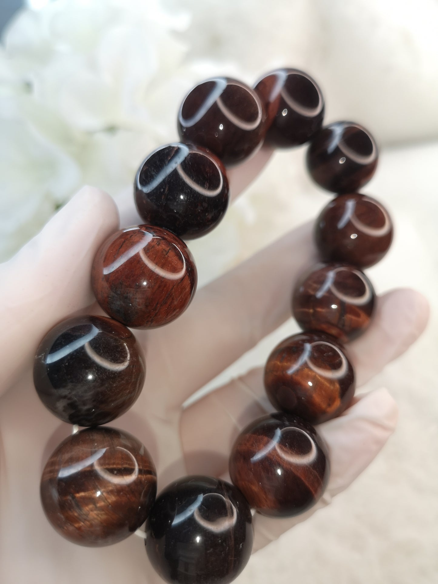 Red Tigereye Edelstein Armband