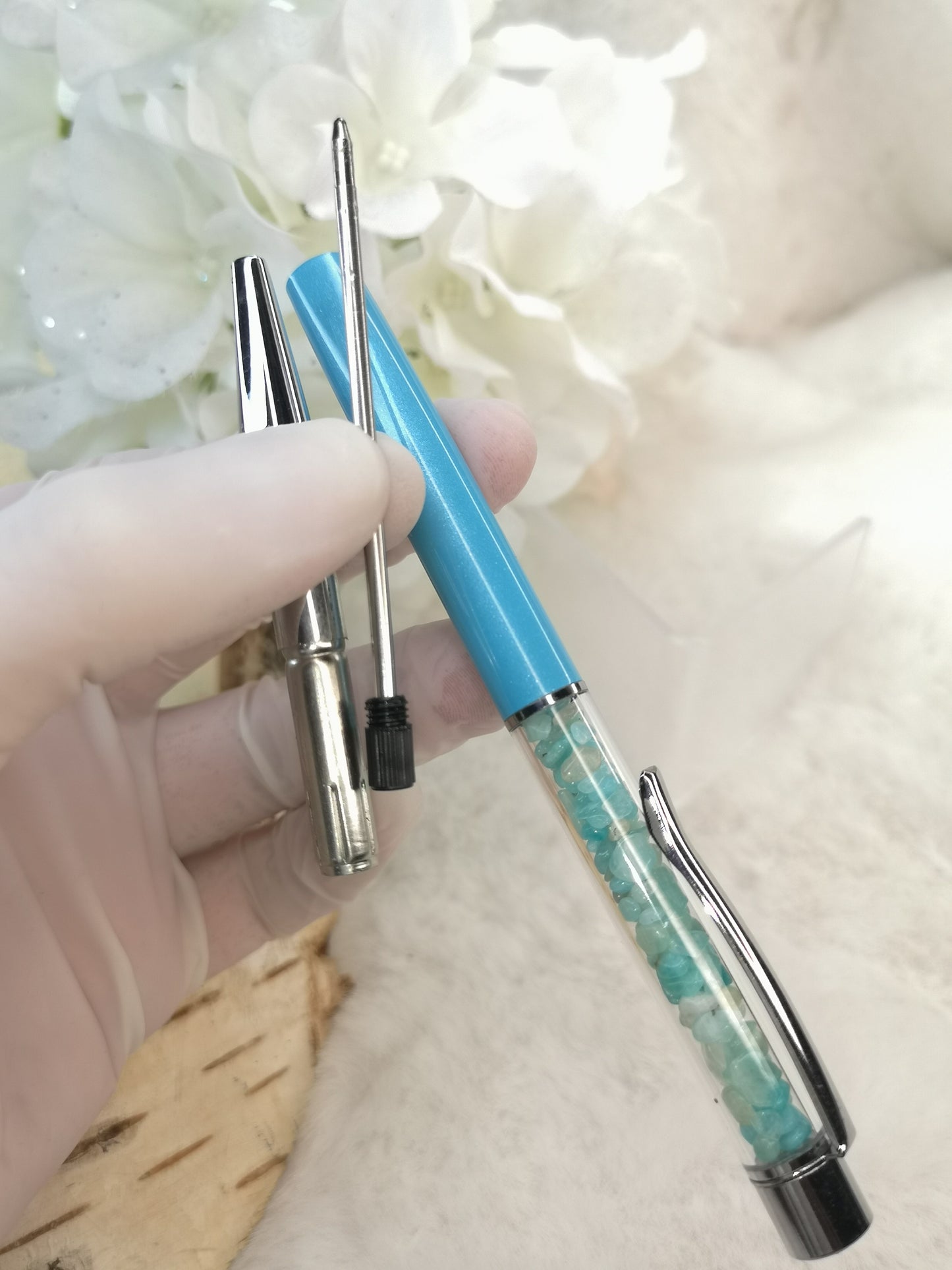 Amazonit Edelstein Kugelschreiber 🖊